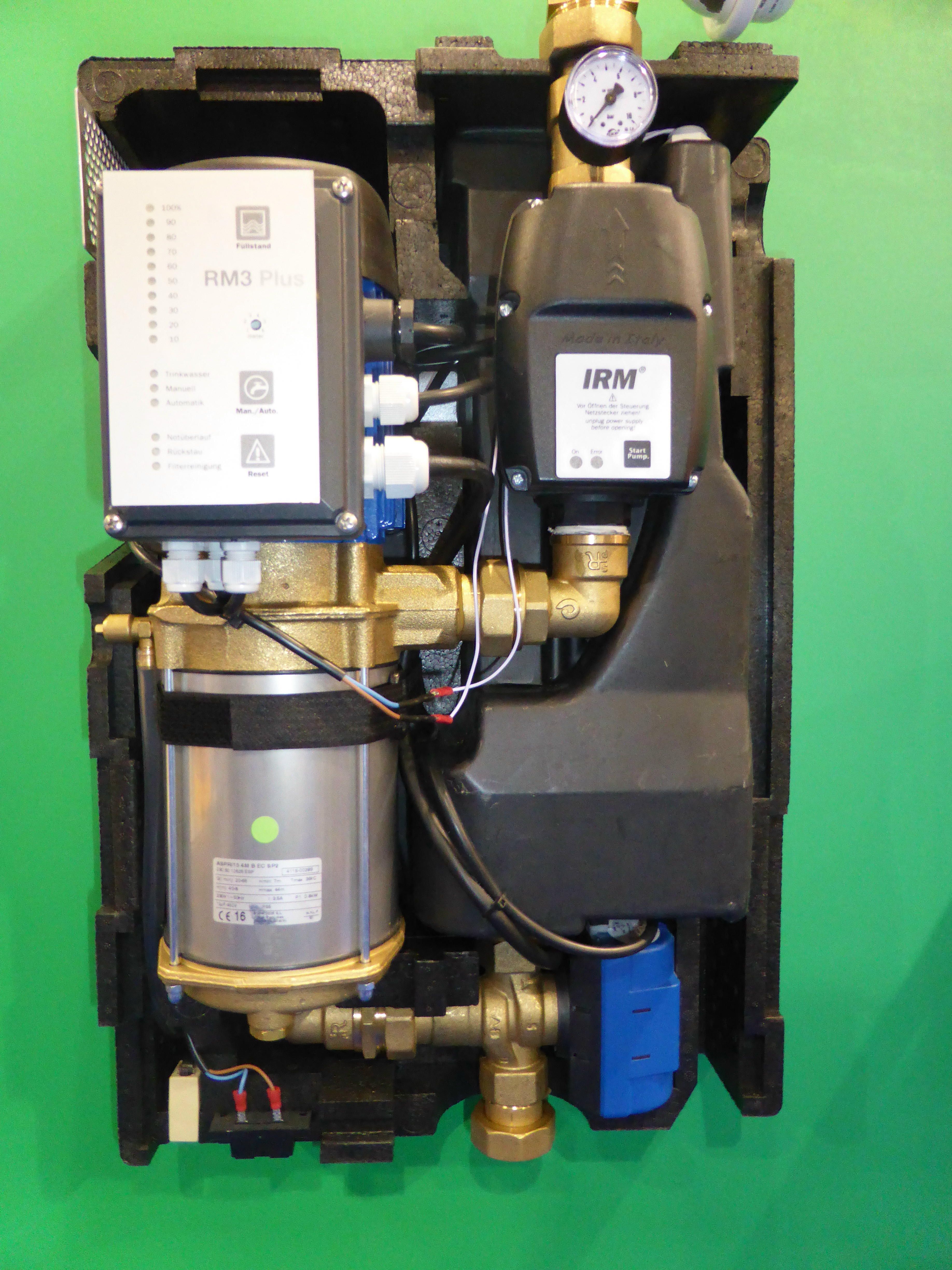 Pumpe ASPRI 15-4 für Regenmanager RM3, RMC, RME, ST3 Rainline, Einbaulage