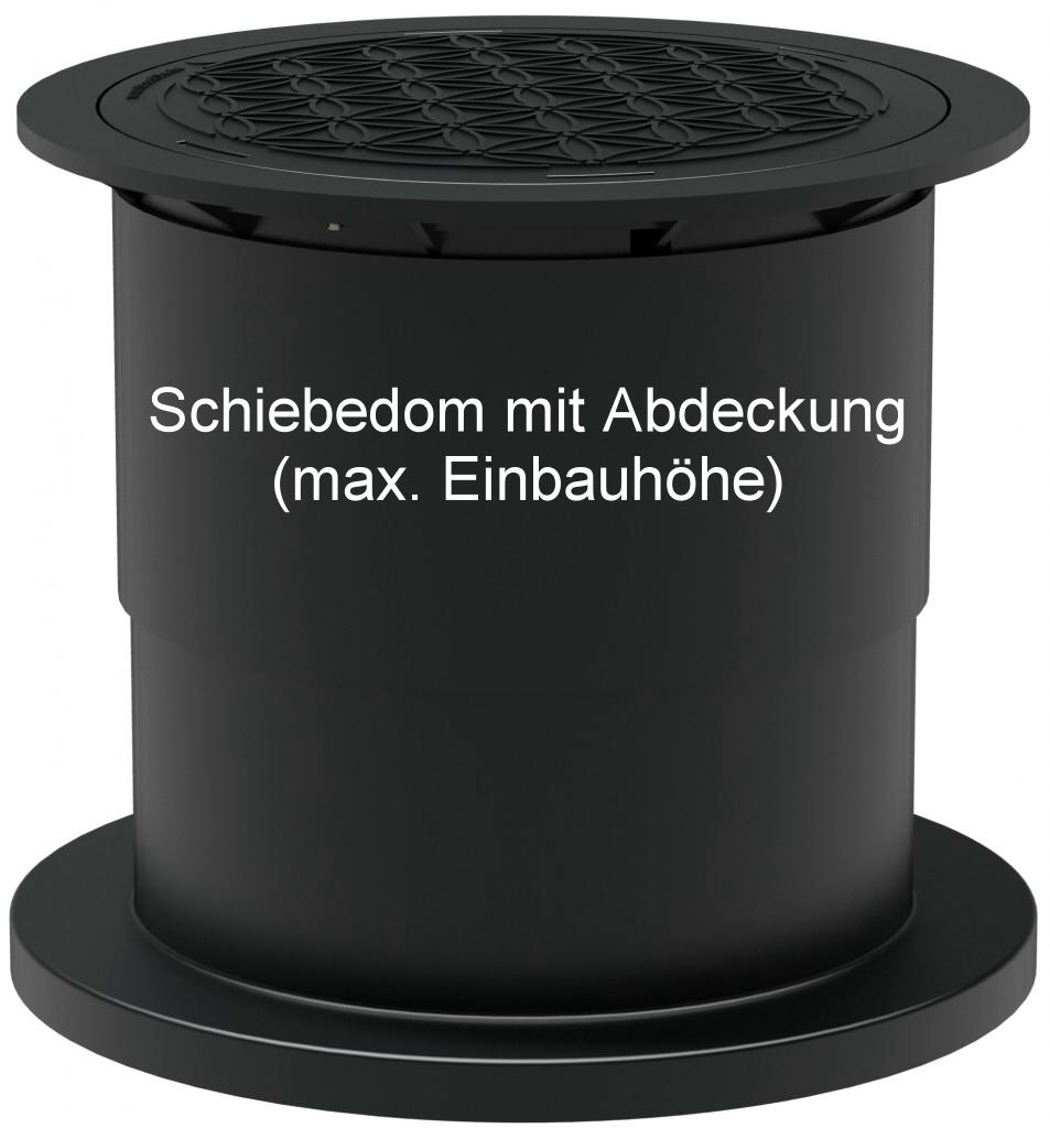 max. Höhe Schiebe-Dom für Regenwassertank