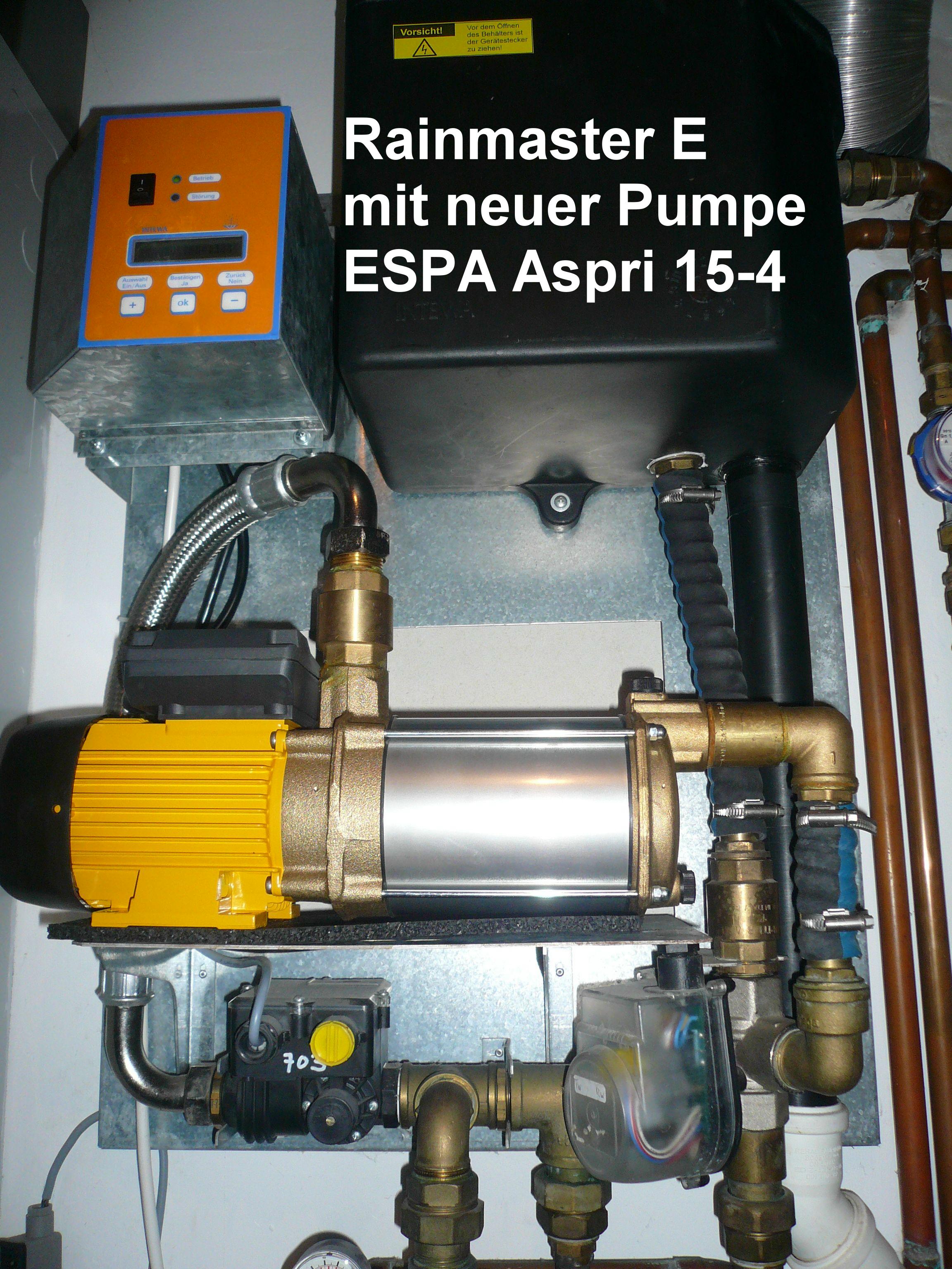 Pumpe ASPRI 15-4 für Rainmaster E als Ersatz für Aspri 10-4
