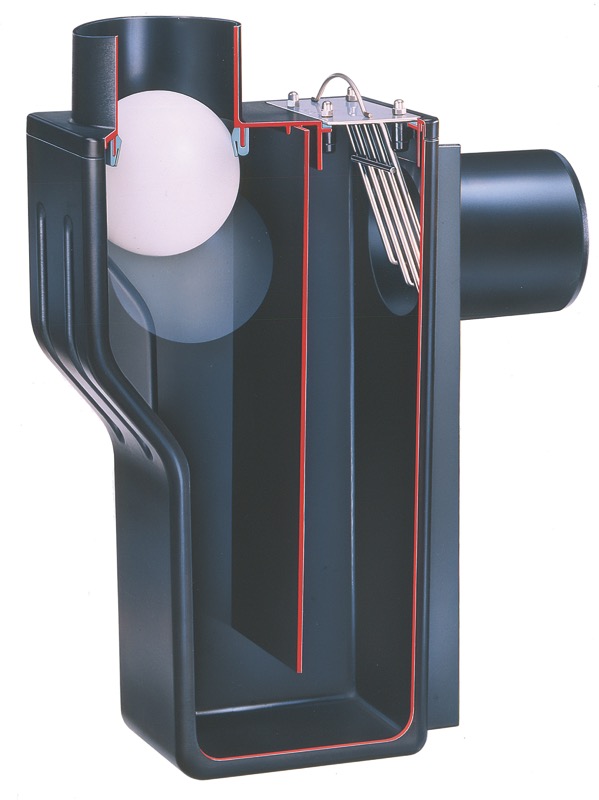 Multisiphon DN 110 (DN100) mit Kleintierschutz und Kanal-Rückstausicherung