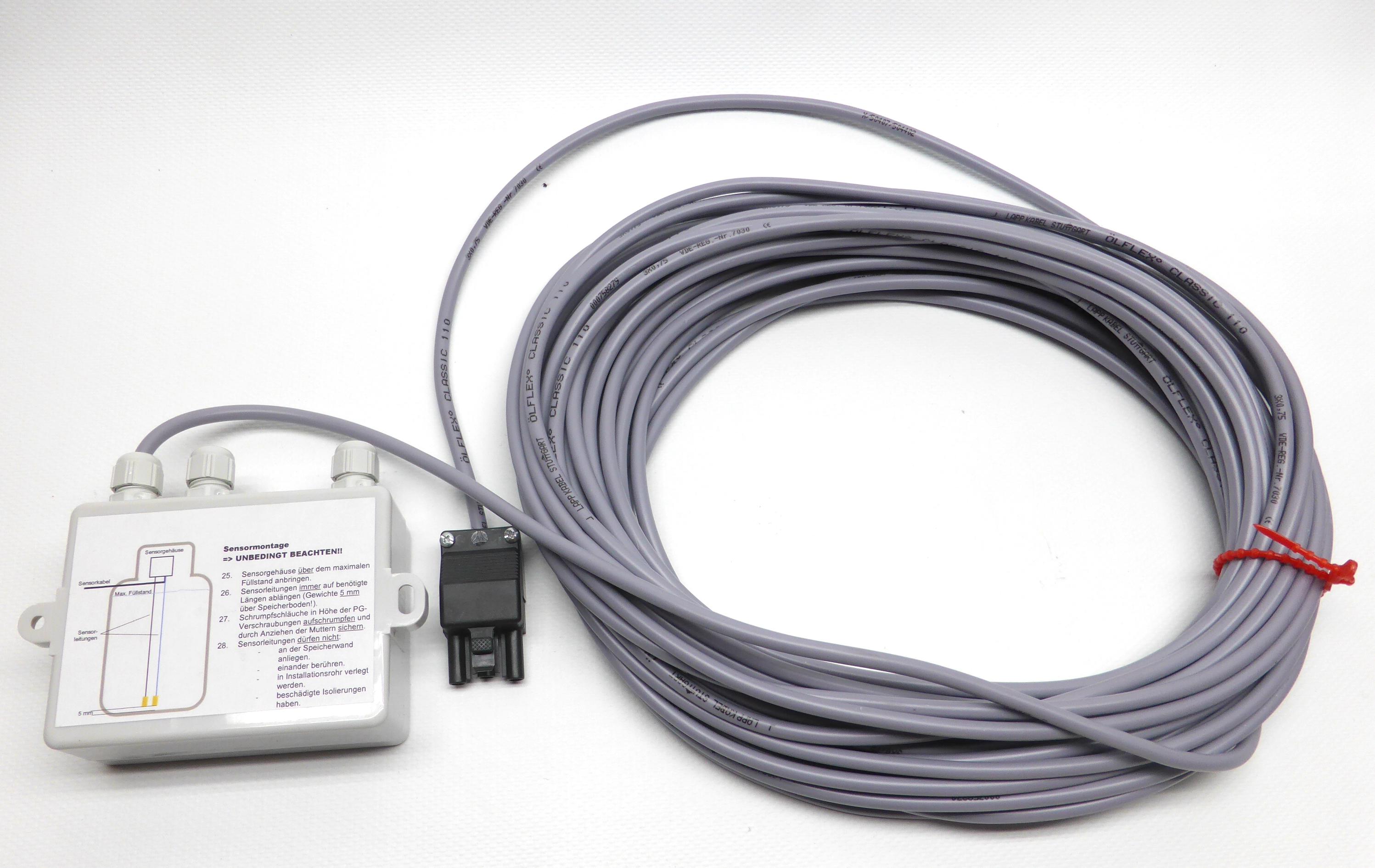 Sensorgehäuse der Füllstandsanzeige mit Kabel für Espa Raincenter Comfort Pro, Comfort 15, Tacomat