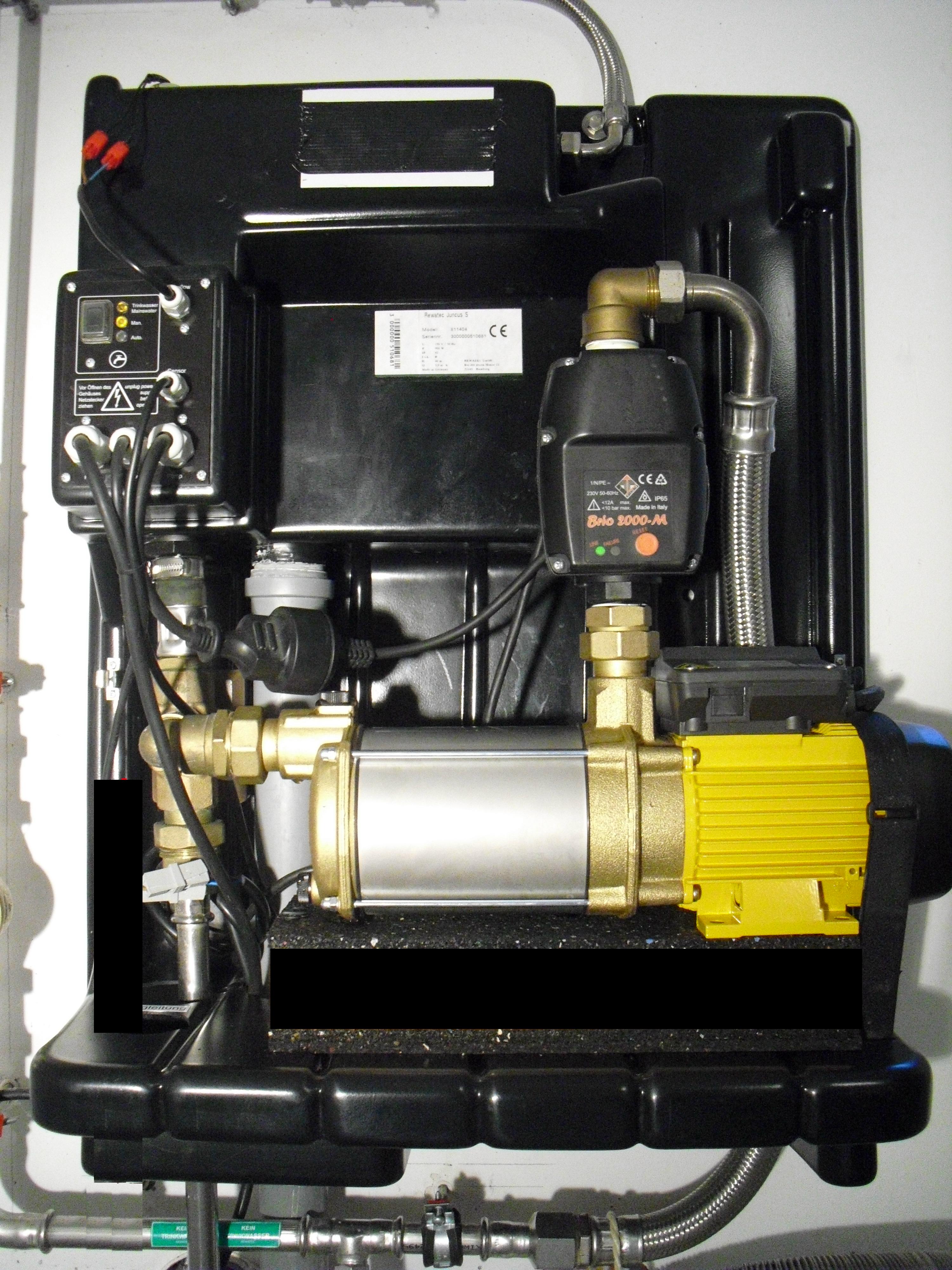Kreiselpumpe ASPRI 15-4 für Rewatec Juncus S Anlagen mit Leader Eco 230/240 Pumpe.  
