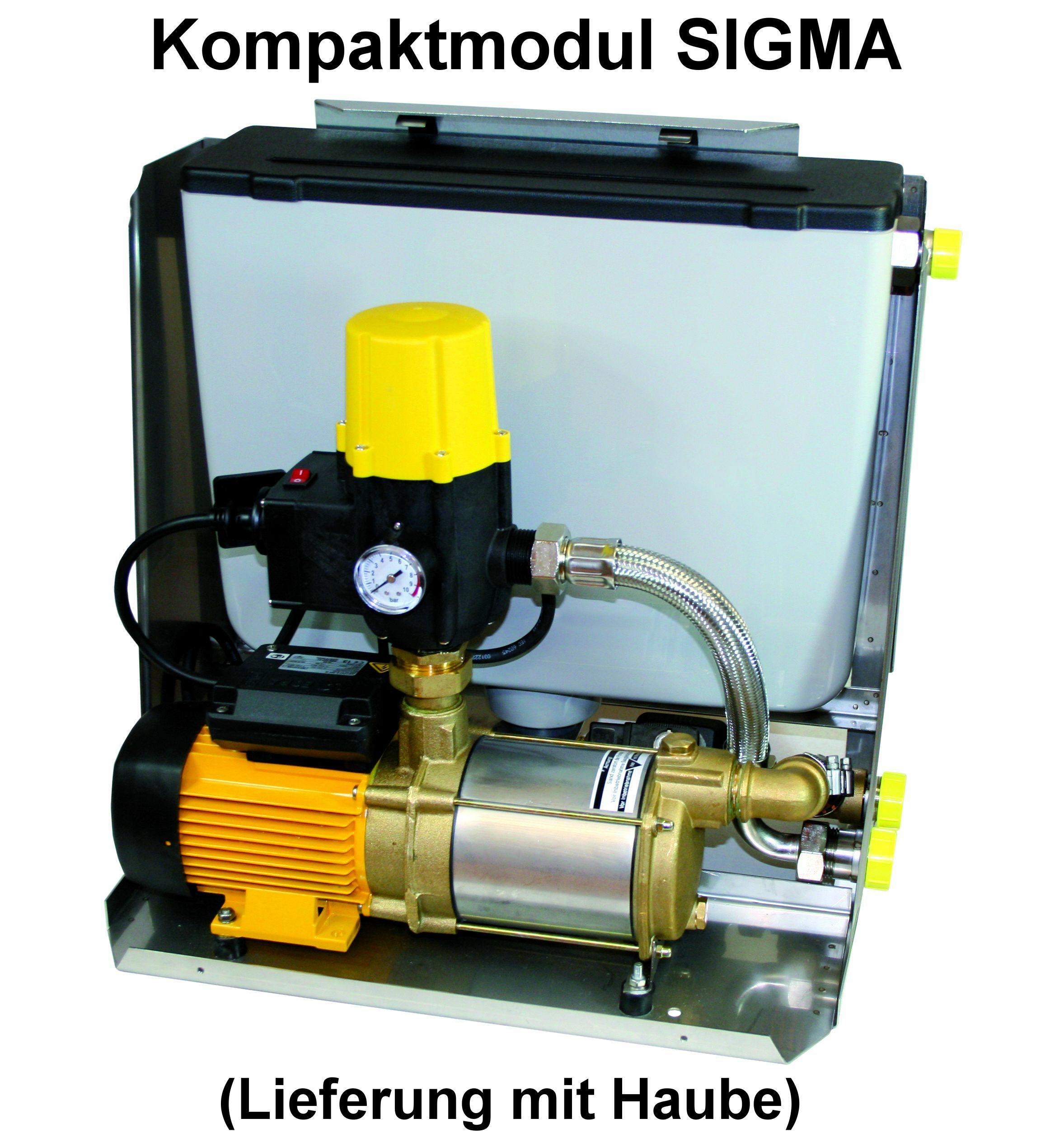 Regenwasseranlage mit 6.500 Liter Kunststofftank, Filter, Regenwasserzentrale SIGMA und Ansaugleitun