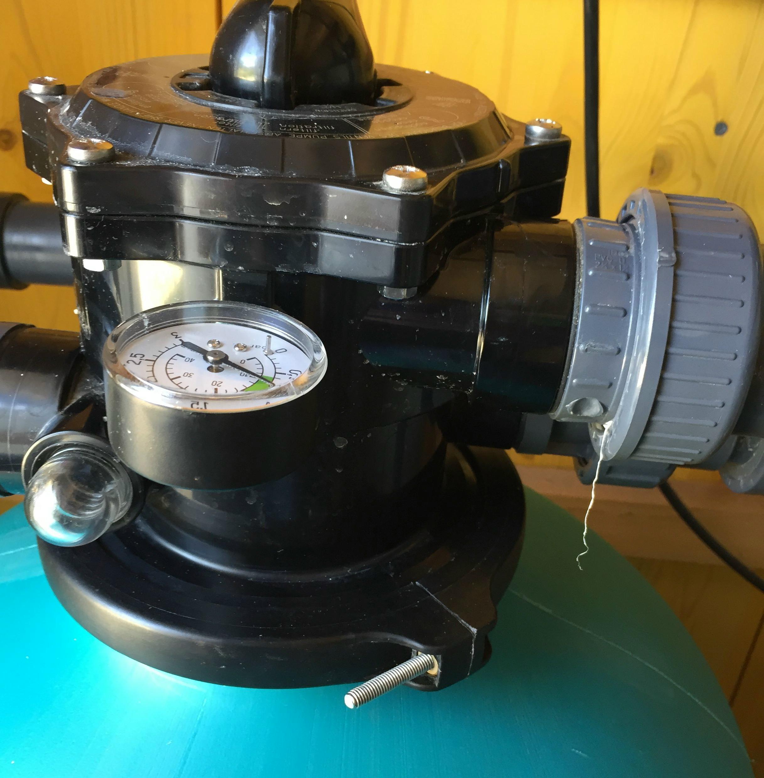Praxisbeispiel Ventil Ocean V6 TM12-S für Filteranlagen, Rückspülventil Top Mount 3D
