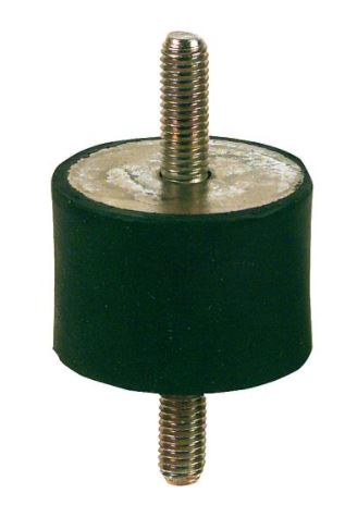 Gummi-Fuß Ø 20mm mit beidseitig M6 für Pumpen zur schwingungsfreien Wand- oder Bodenmontage von Regenwasserpumpen, passend beí allen Pumpen.