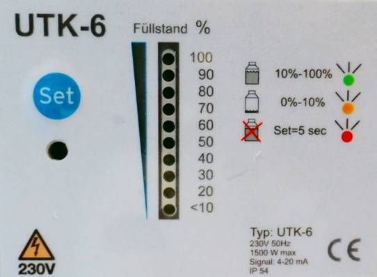Steuergerät UTK-6 230 V für Regenwasseranlagen