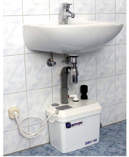 958_1 Schmutzwasserhebeanlage SWH 190, steckerfertig montiert