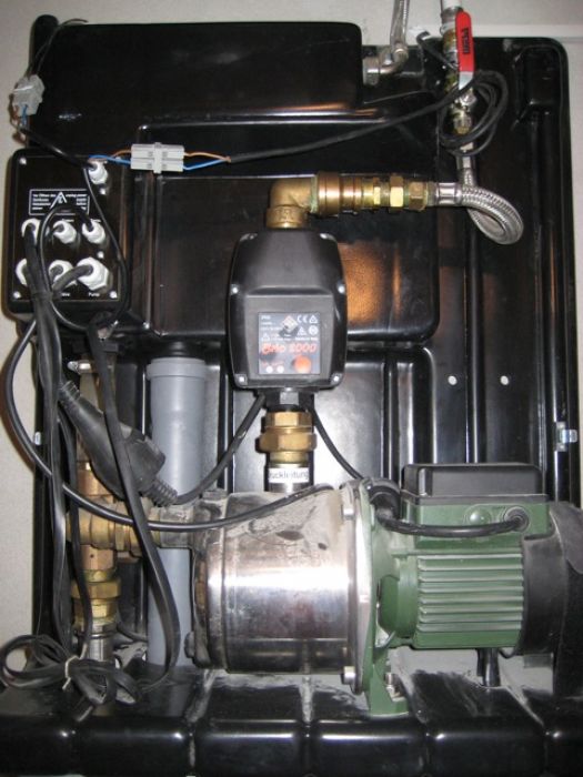 Anwendung Druckpumpe, Euroinox 30/50 M für Zons Regenmax, Regenmanager RMB, Itec, C-Class