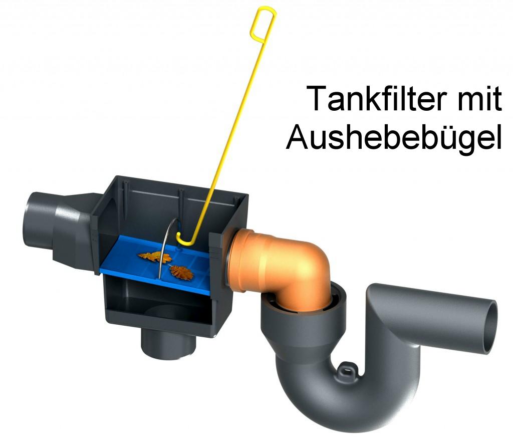 Tankfilter für Kunststoff Regenwassertank