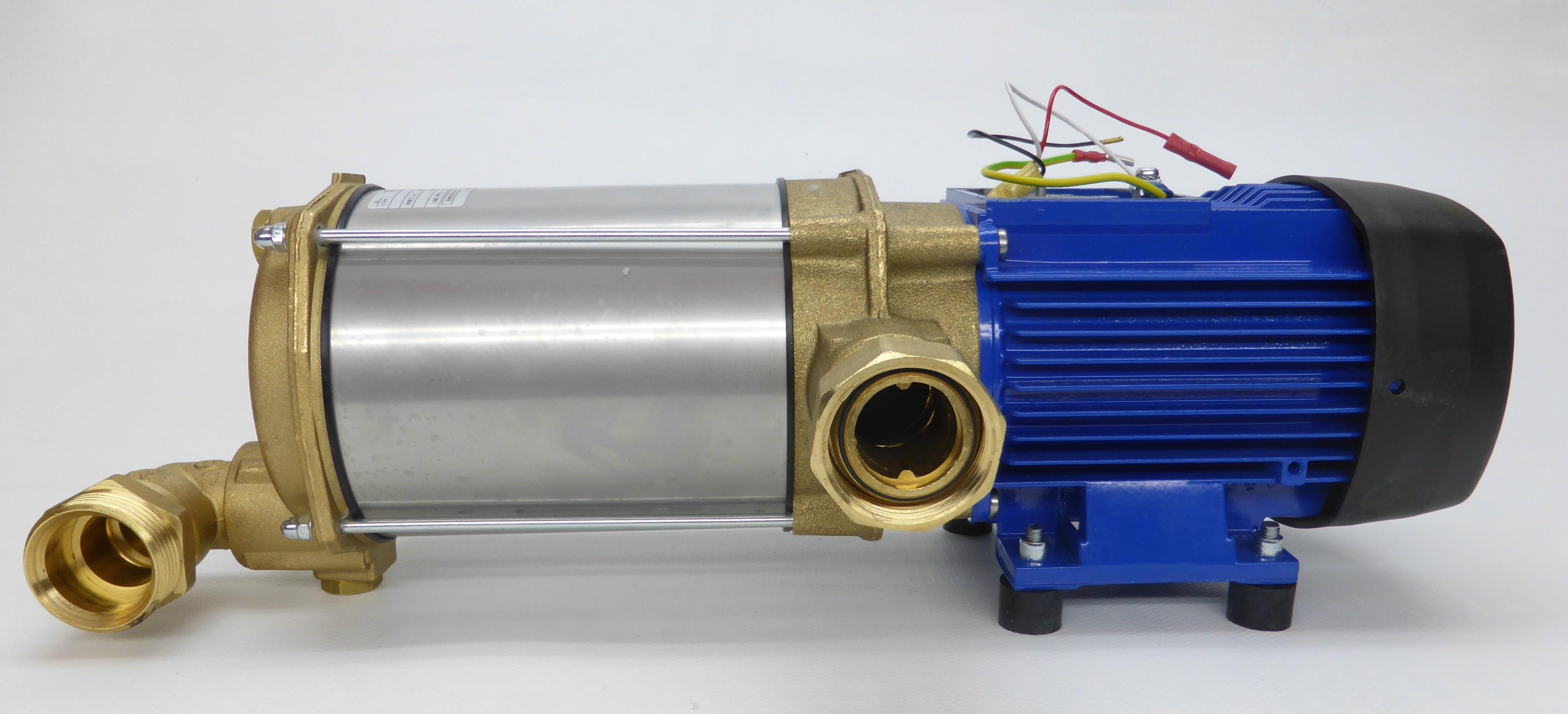 Seitenansicht Pumpe ASPRI 15-4 für Regenmanager RM3, RMC, RME, ST3 Rainline
