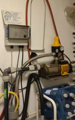 Regenwassermanager AMRES ohne Pumpe für den Umbau bestehender Regenwasseranlagen