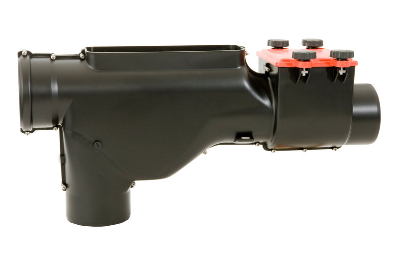 Wechselsprudelfilter-WSP100 Wechselsprungfilter für 150 m2 Dachfläche, 5,0 cm Höhenversatz