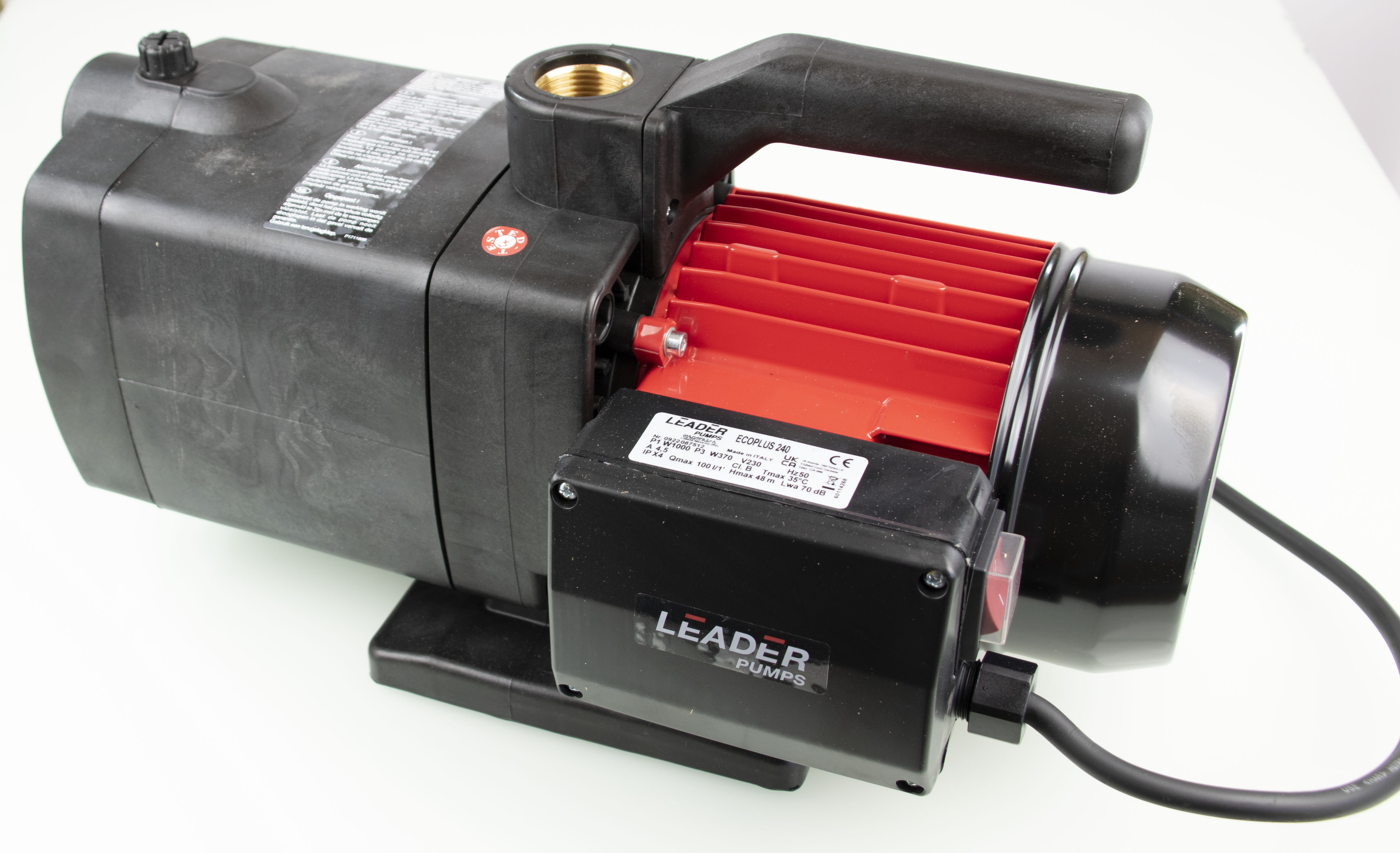 Druckpumpe LEADER ECOPLUS 240, Leader Pumpe für Regent S, Rainman S, Regent F, Rainman F, Juncus GEP Dehoust, Monsun Mall, Mc Rain,