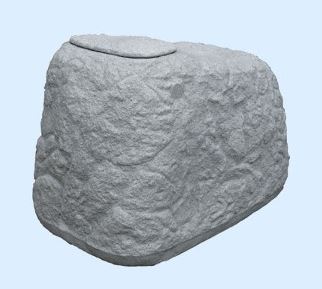 1813_0 Findling Regenspeicher 500 Liter, Farbe granitgrau