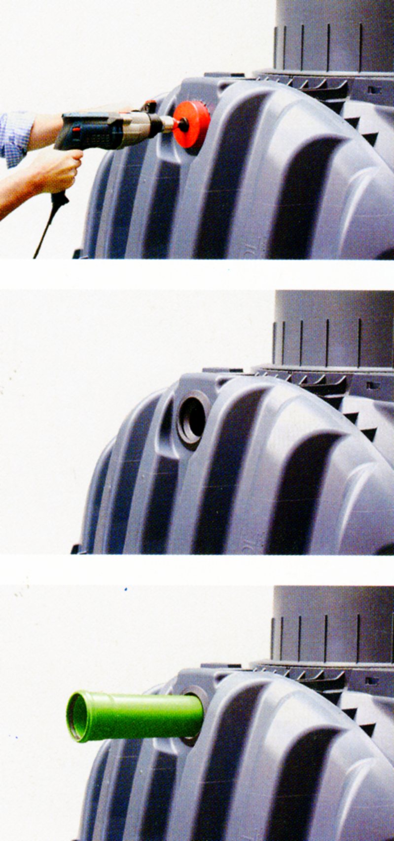 Spezialdichtung, Tankdurchführung DN32, Wand 4-8mm, schwarz