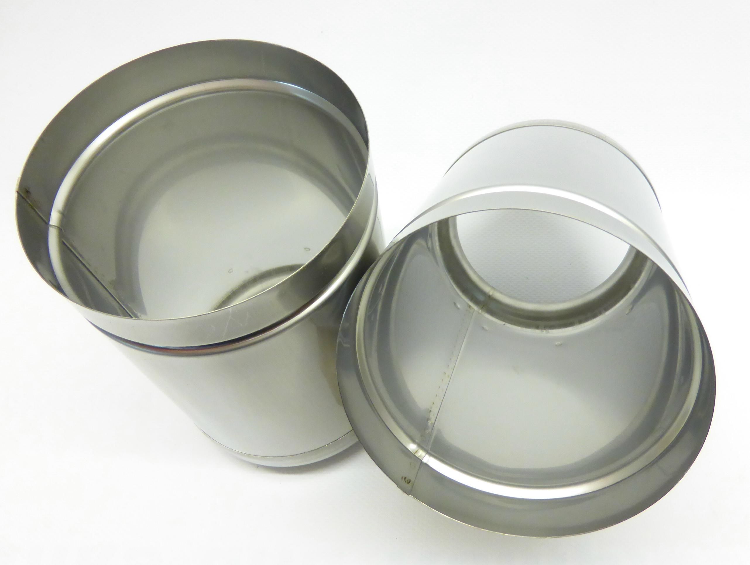 2bs Blindeinsatz aus Edelstahl für Gartenfallrohrfilter