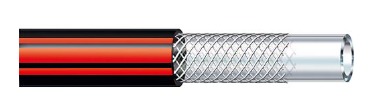 Druckschlauch mit Innen-Durchmesser 3/4" (19mm), Betriebsdruck 8 bar, Berstdruck 24 bar, Rollenlänge 25 Meter