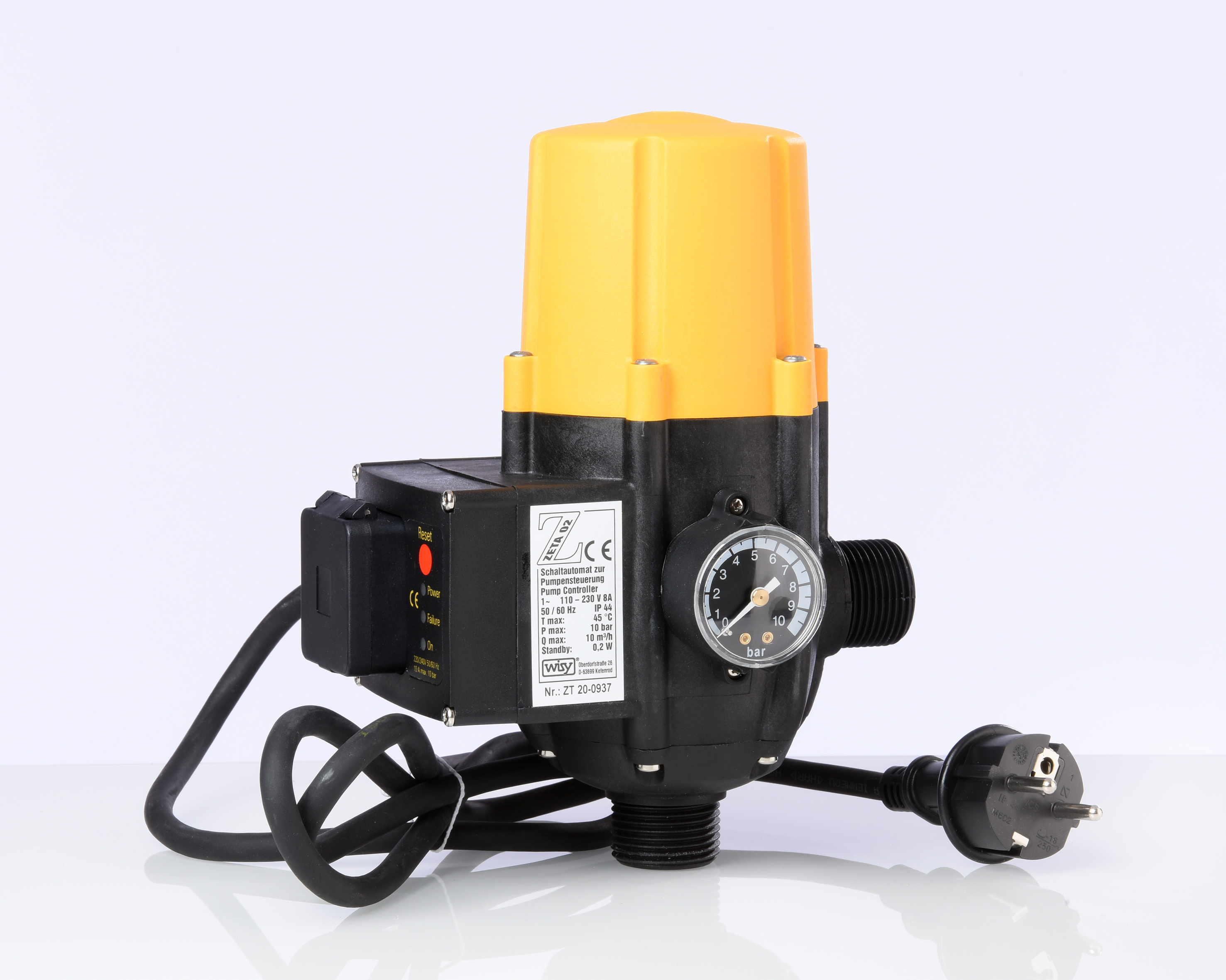 Druckregelautomat ZETA 02V, Pumpensteuerung energiesparend, sehr effizient, sehr effektiv; Ersatz für Presscontrol, Controlmatic , SA06