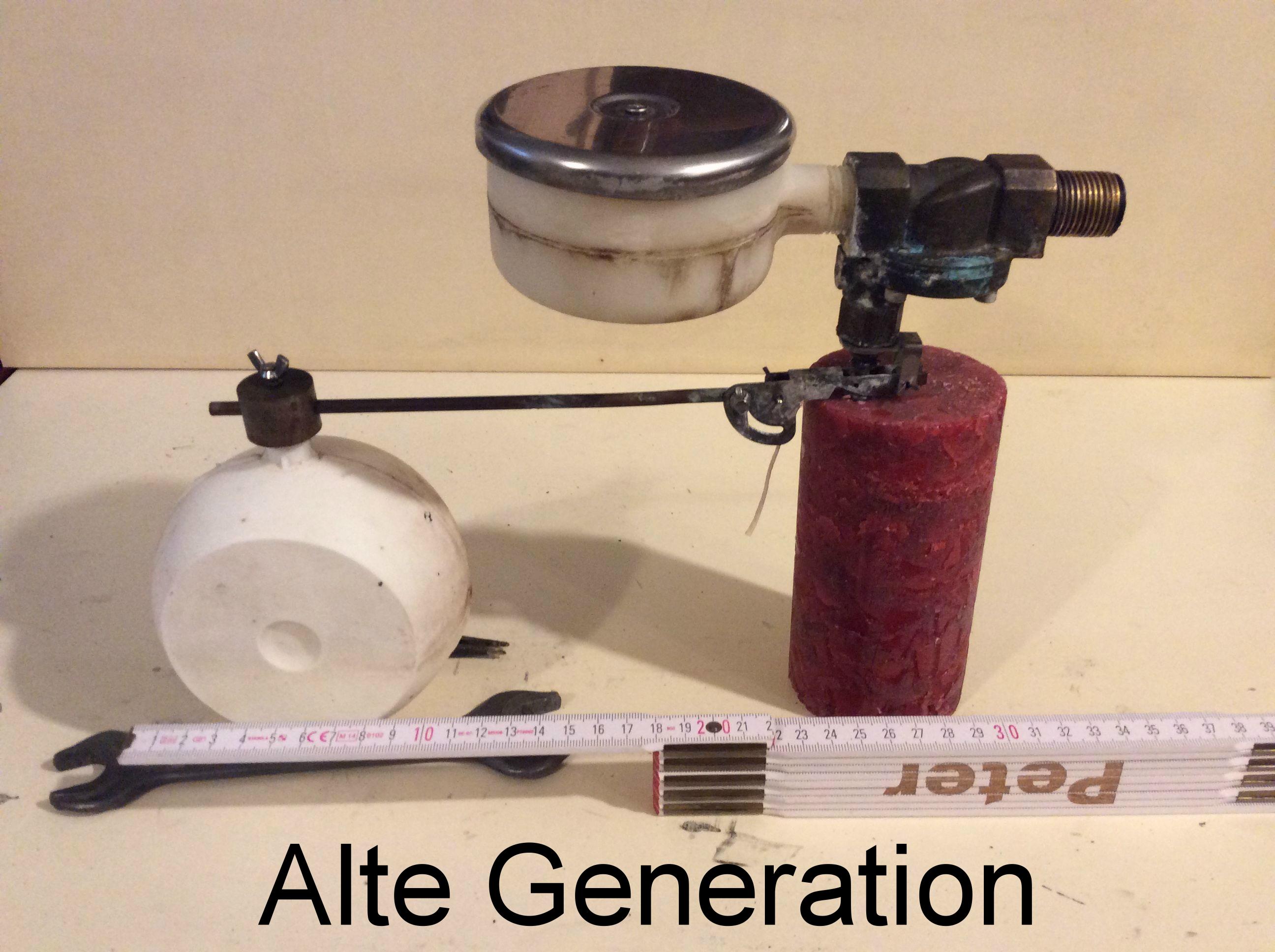 Alte Version Schwimmerventil Regenwassermodul, Kompaktanlage WESTFAinline