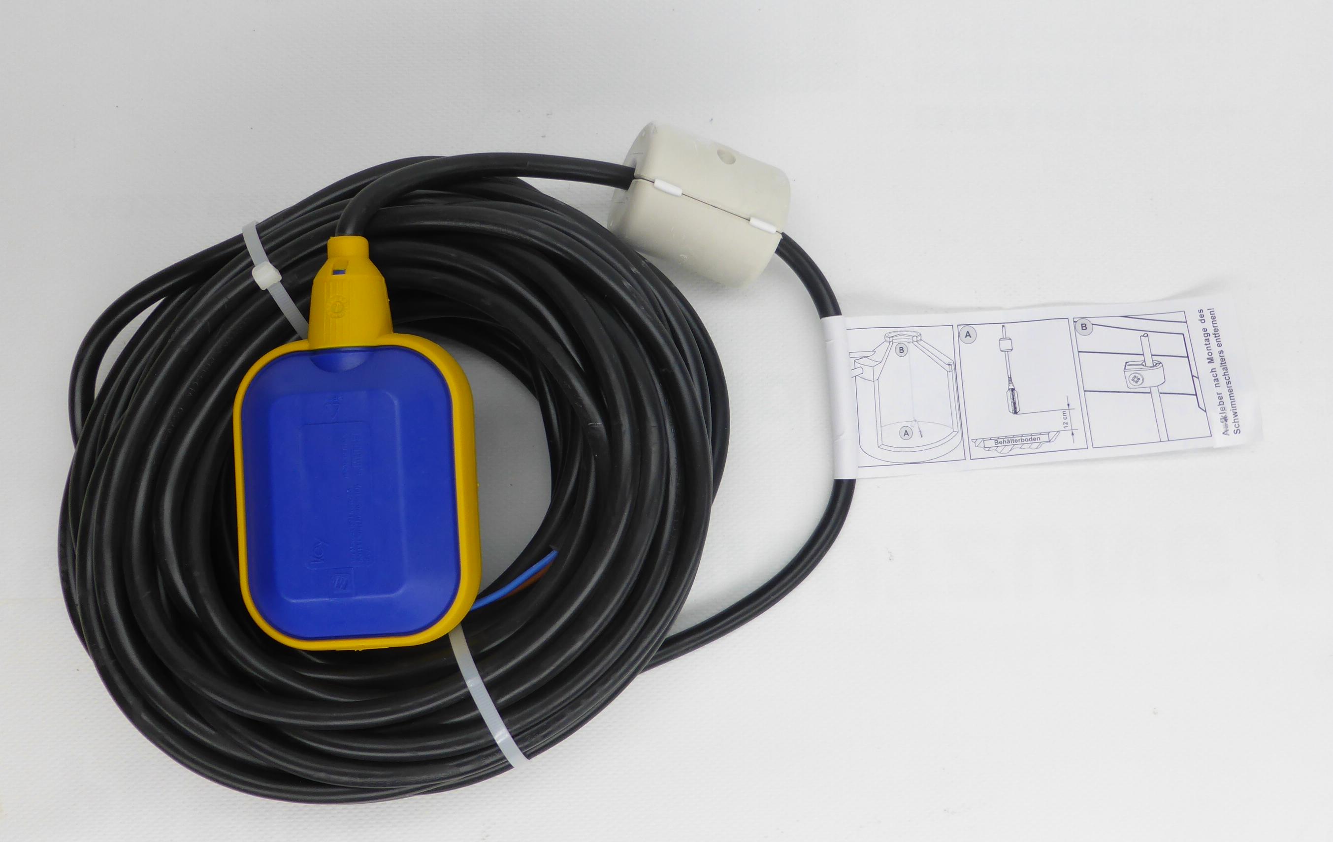 Schwimmerschalter Zisternengeber 20m Kabel Kettner Modul Box 10 Box 15