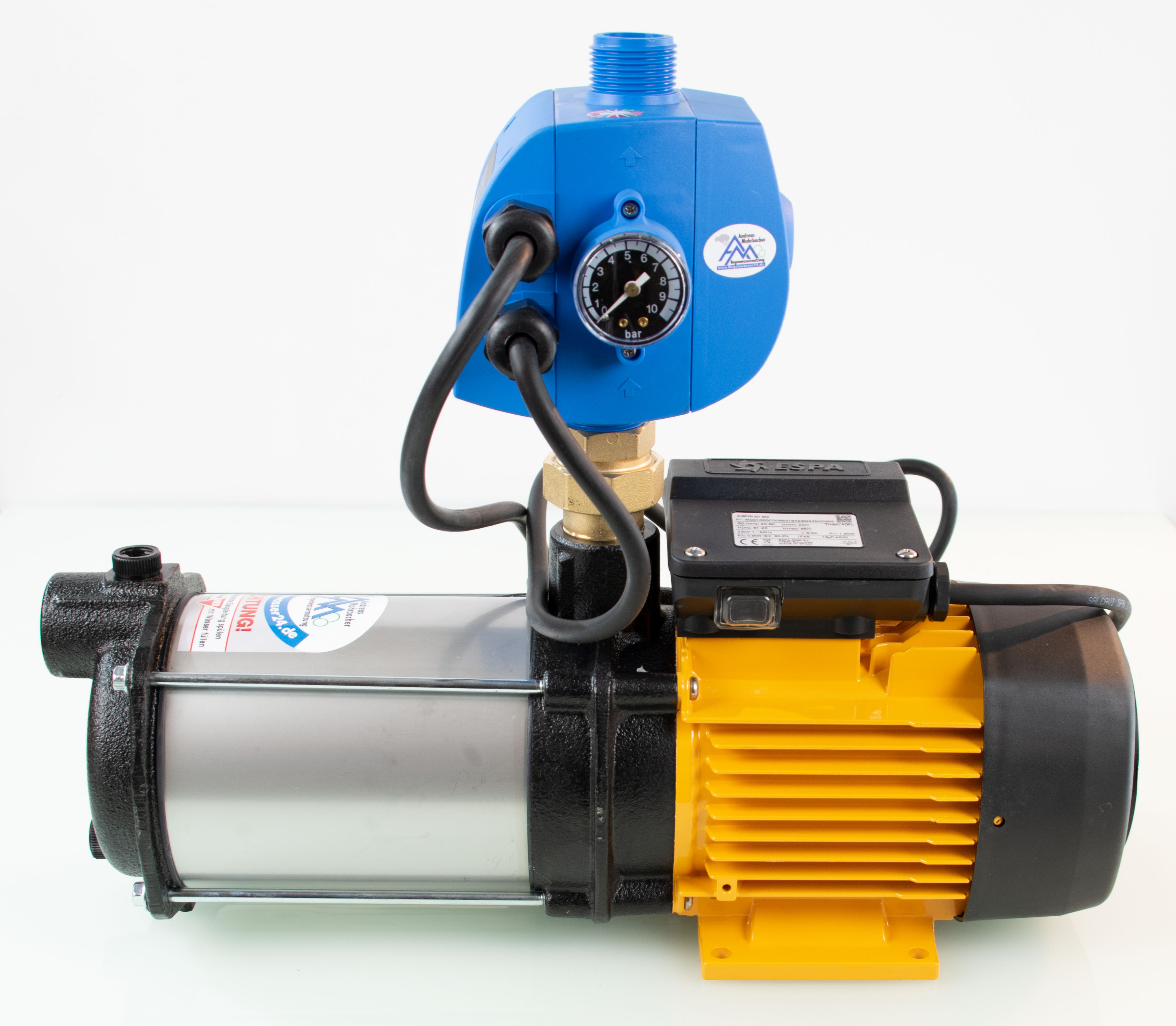 Espa Aspri 20-5 mit KIT-RMCS | Hauswasserwerk 5 m³/h 7,0 bar