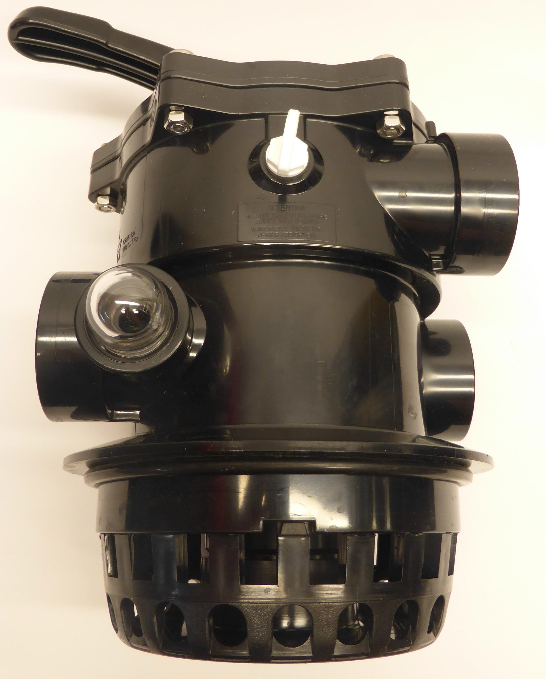 Ventil Ocean V6 TM12-S für Filteranlagen, Rückspülventil Top Mount