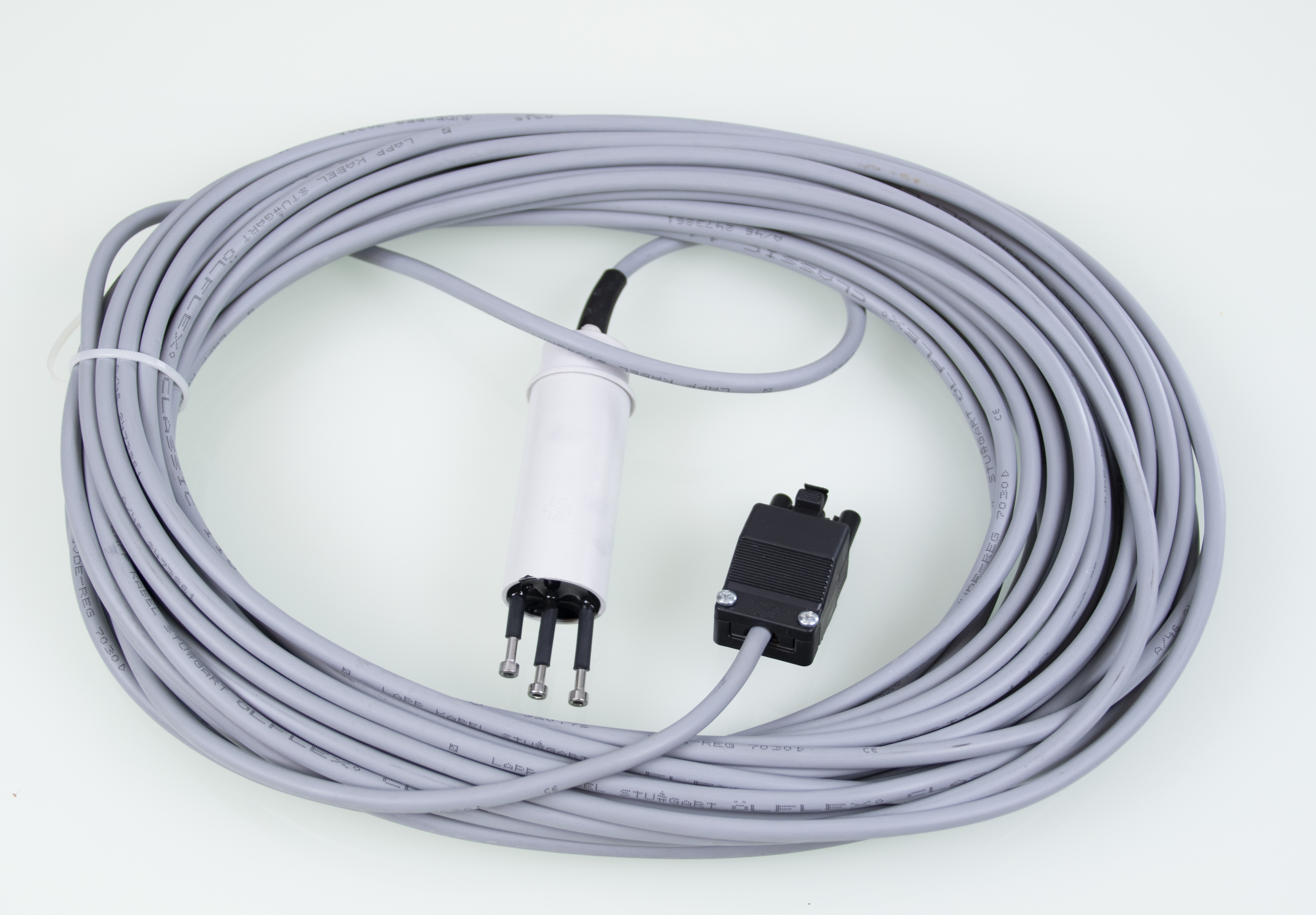 Leitwertsensor 20 m mit Stecker für Steuerung TWN- B/4 passen bei Regencenter PROFIrain TWN-B von Schmitt & Partner GmbH und Raincenter Pro Basic von Centra-PVA, Typ Basic Pro TWN B4 sowie Tacomat.