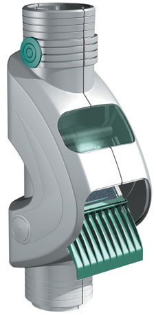 6-1 Laubabscheider Rainus zum Einbau in Regenfallrohre