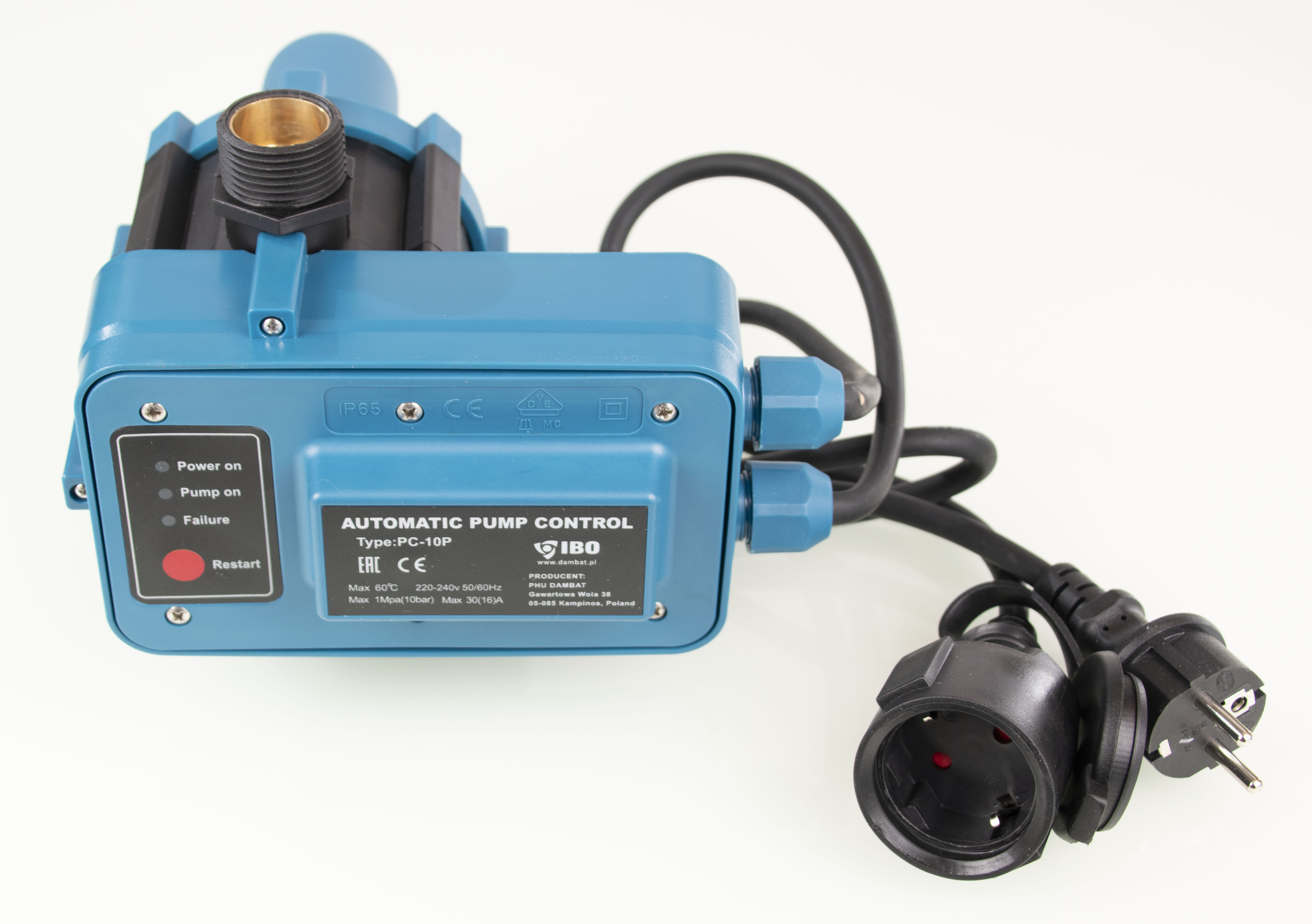 Druckregelautomat KIT 05 Optimatic, robuste Ausführung, jedoch ohne Manometer