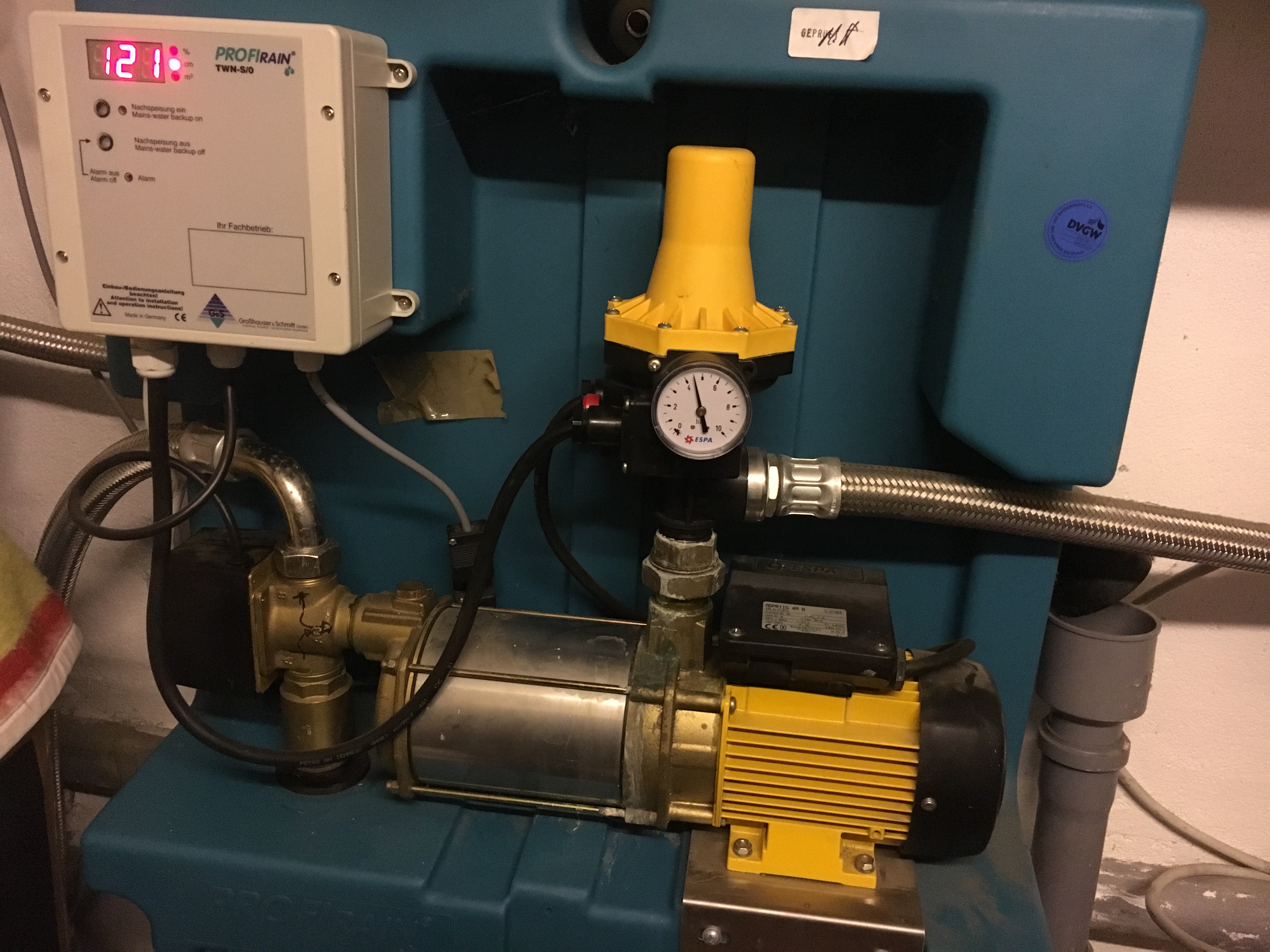 alte Version Motor, Stellantrieb mit 3-Wege-Kugelventil für Raincenter pro, PROFIrain Tacomat 2 Raincenter Comfort, Raincenter Basic