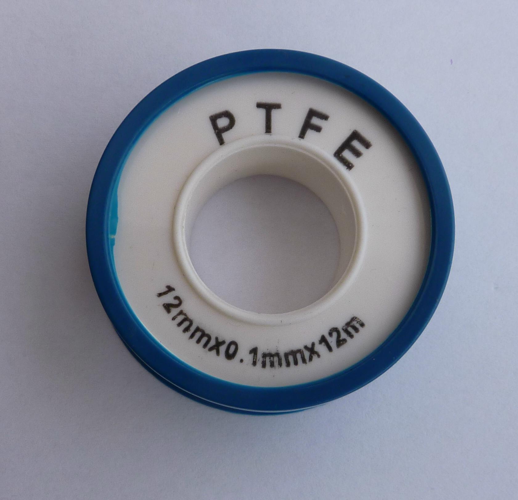 989_0 Gewindedichtband PTFE, Rolle mit 10 Meter, Dicke 0,10mm, Breite 12mm