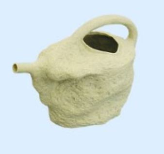 Giesskanne 9 Liter im Naturstein Design, Farbe sandstein