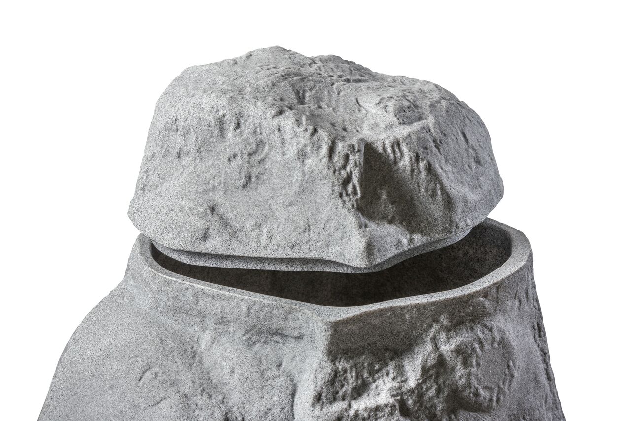 Deckel Hinkelstein Regenspeicher 230 Liter, Farbe granitgrau mit Deckel (Lieferumfang)