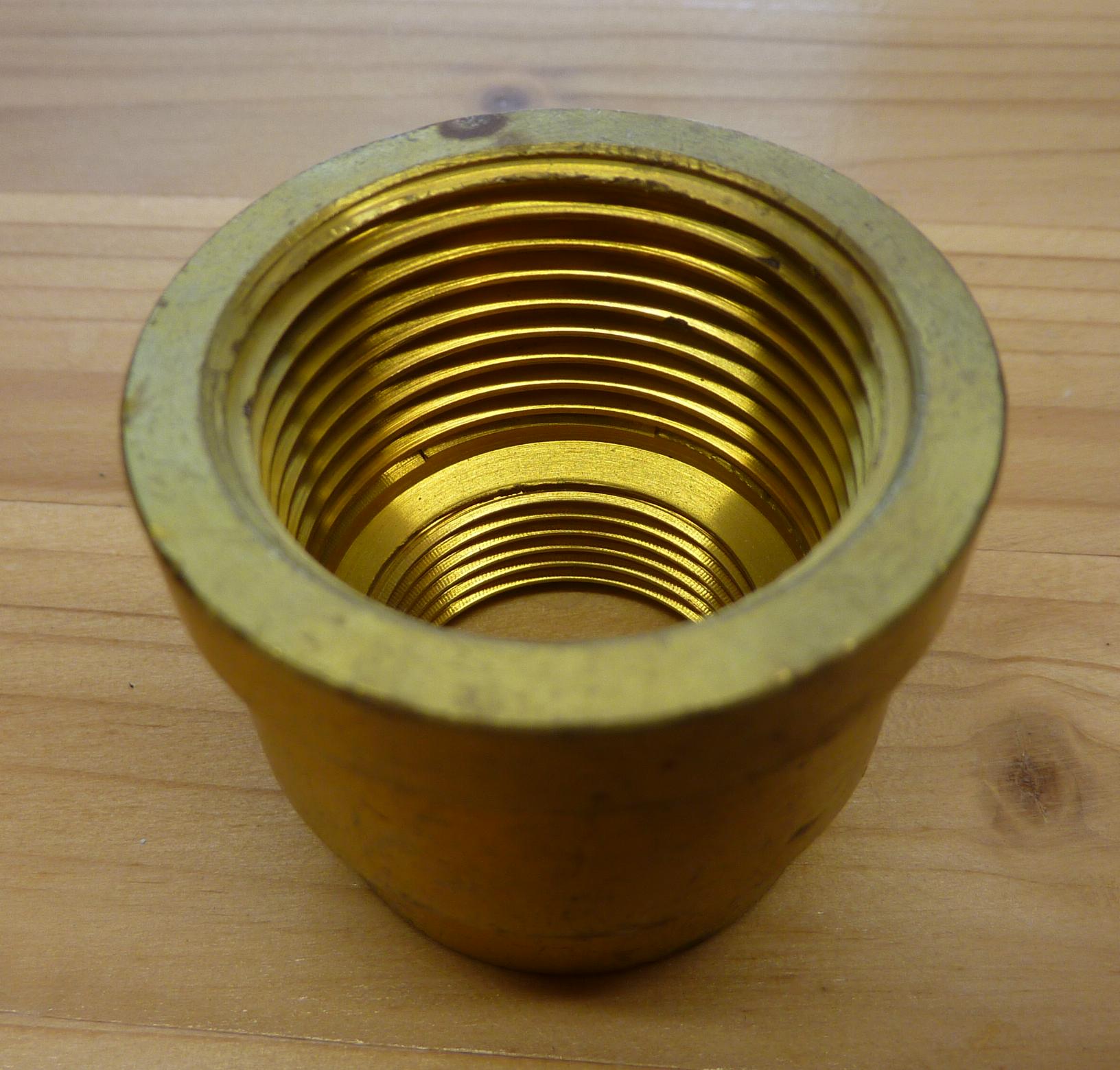 Messing Reduktionsmuffe mit Innengewinde, schwere Ausführung (sA)