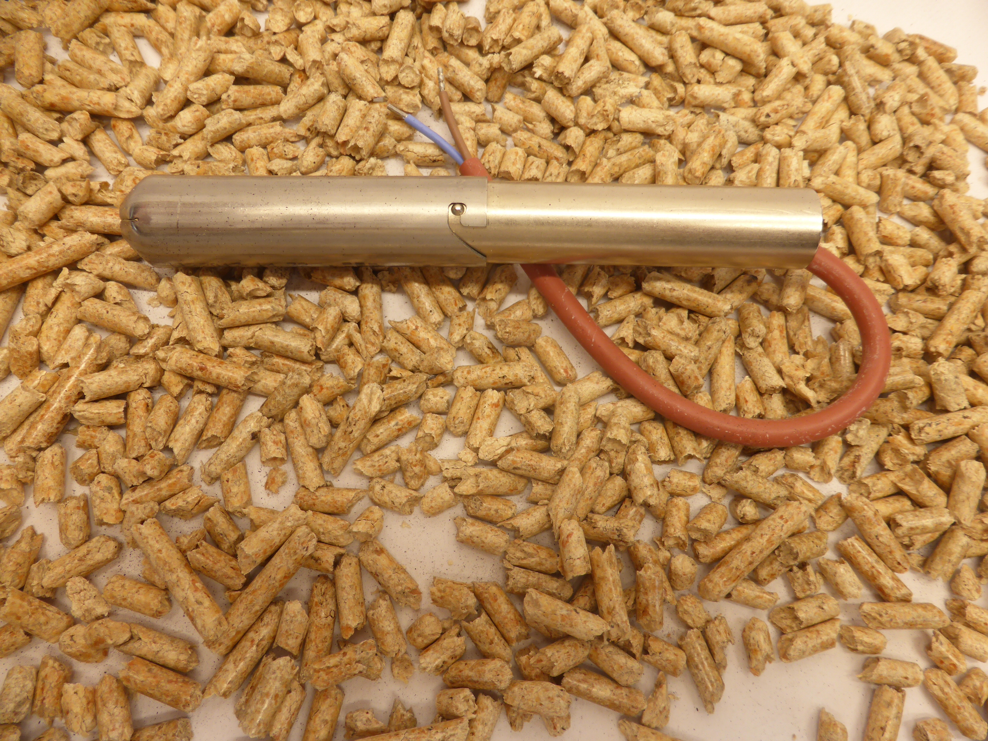Keramische Zündung HTH mit Zündrohr, robuste Ausführung mit Kabel für Pellet-Kaminofen