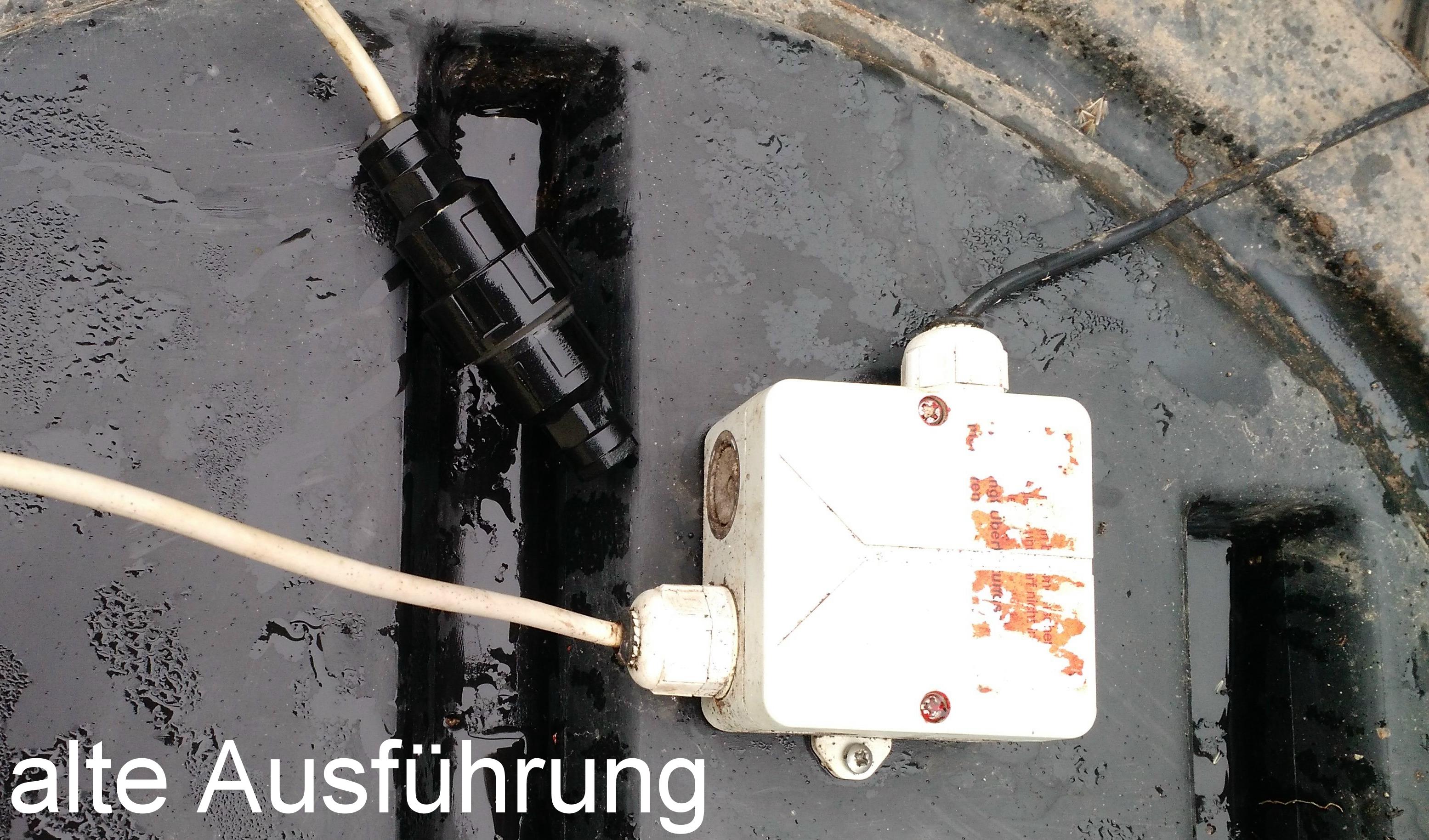Geber für TEO, RMO, RM3, RME, Rainline, Kapazitiv mit 20 m Anschlusskabel.