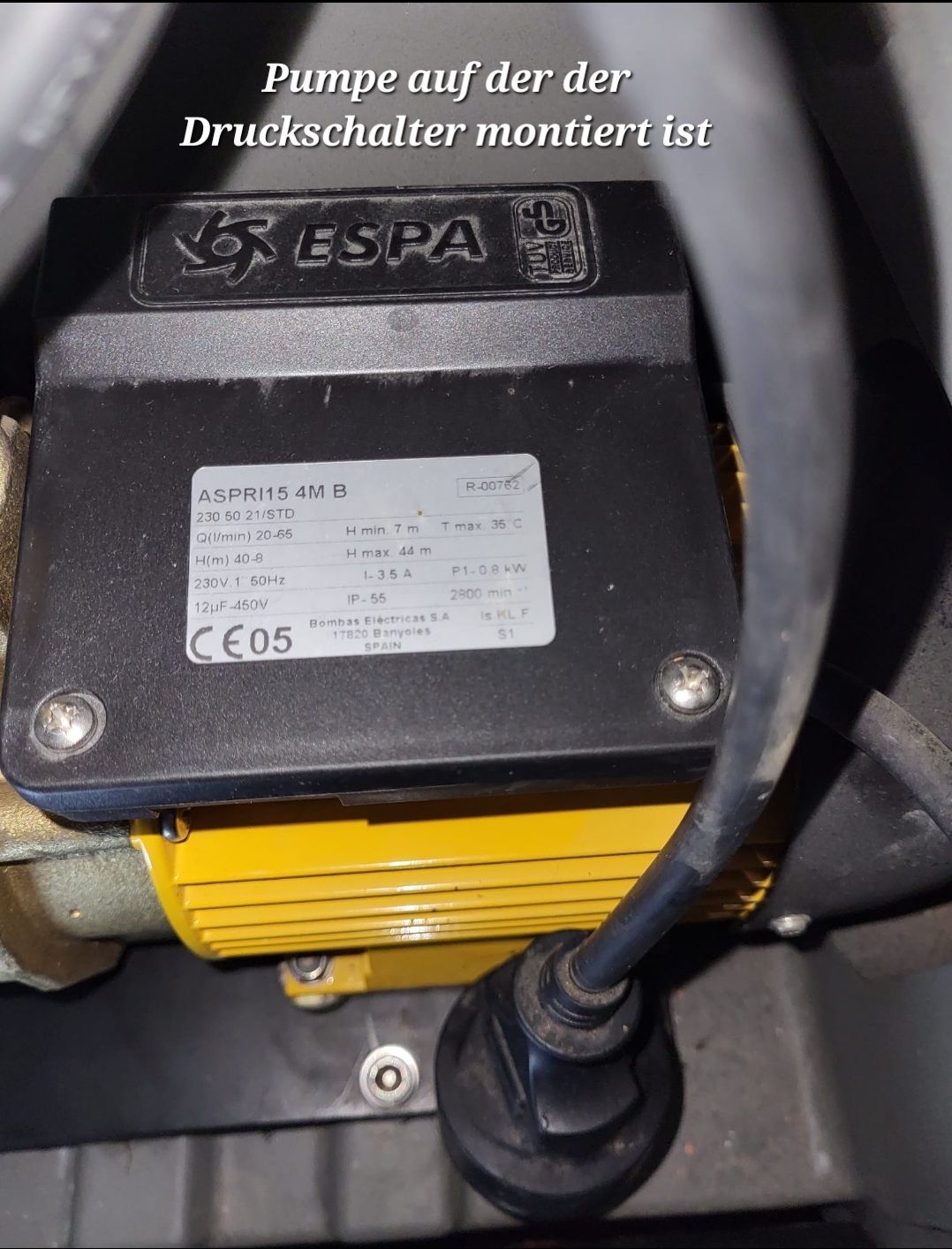 Pumpe für Kessel Aqabull mit Schlatgerät Aqatronic S