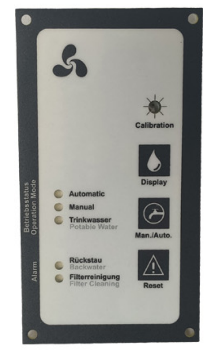 Steuerung mit Füllstandsanzeige für Regenmanger ecoCube L und iCube L