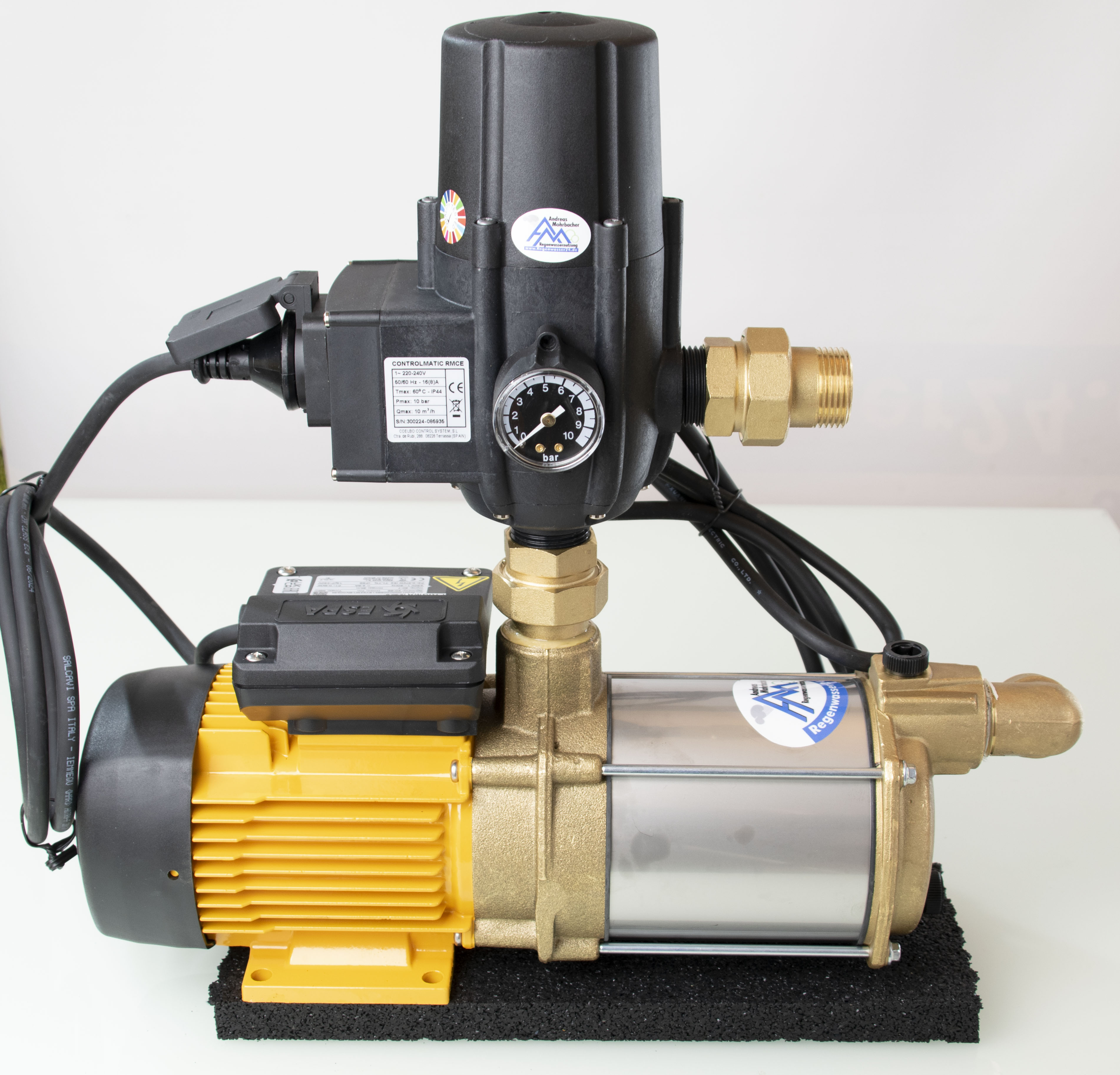Ersatzpumpe Prisma 15-3 mit SA06V zum schnellen Austausch bei Optima 4 und Regenwassermodul WESTFAinline