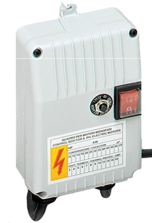 Anschlussbox mit Kondensator & Schalter für Unterwasserpumpen