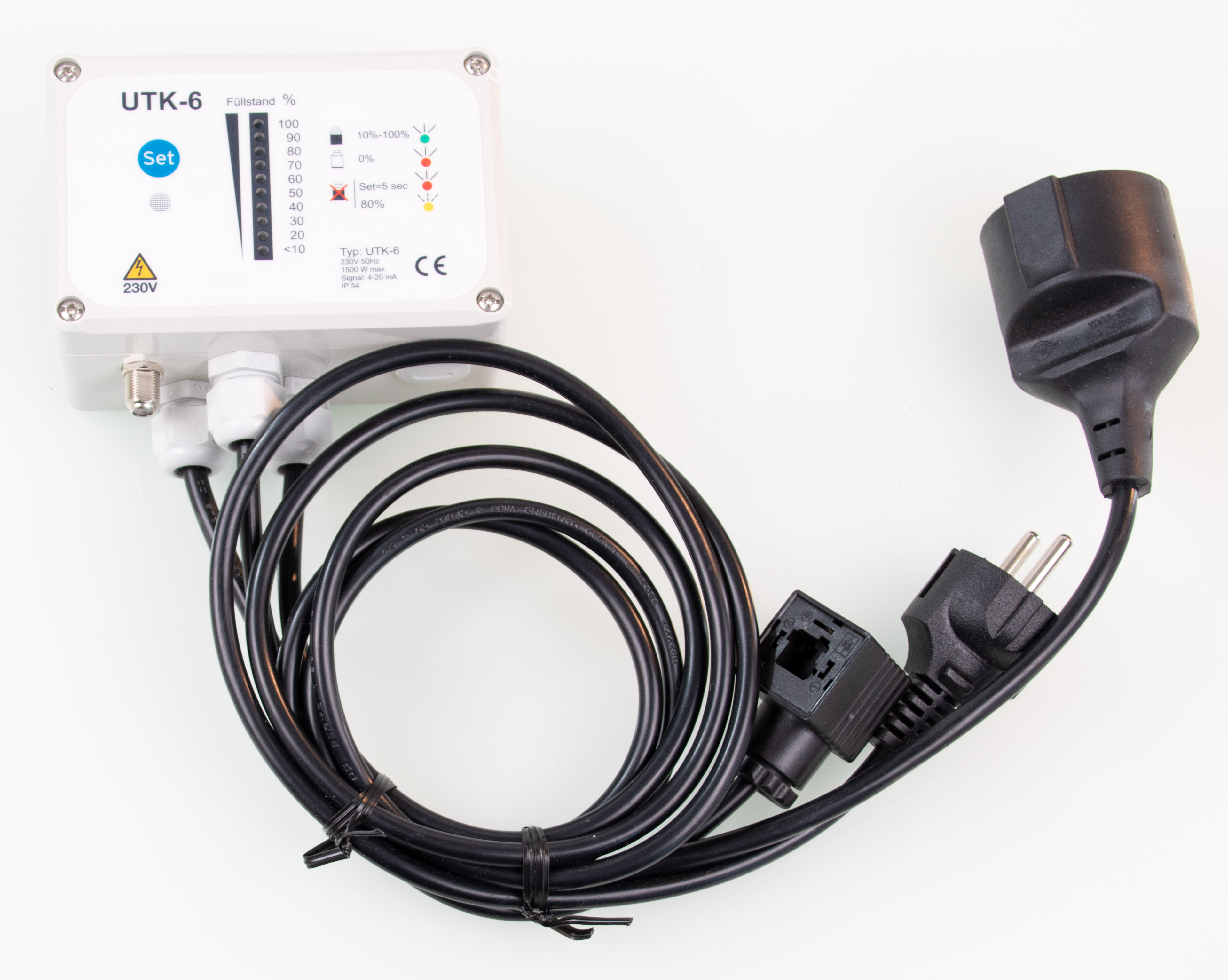Steuergerät UTK-6 mit Füllstandsanzeige