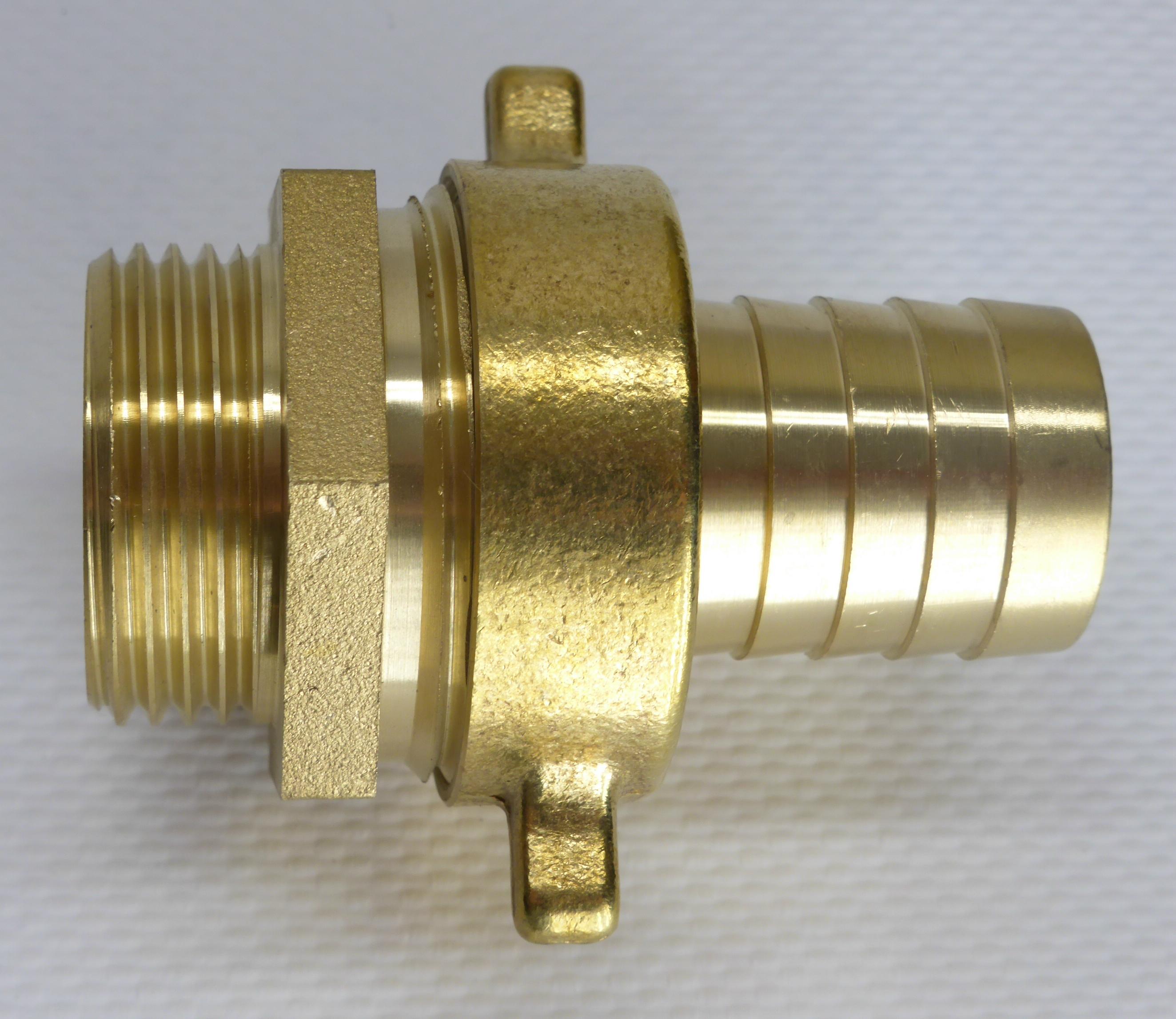 Messing Verschraubung für Pumpen 1 Zoll
