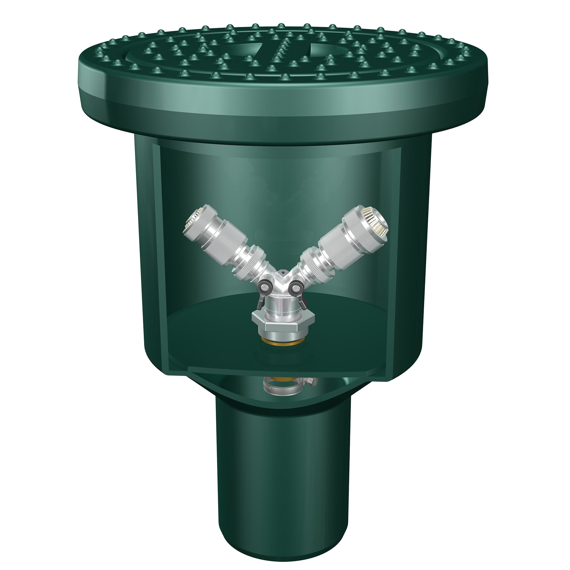 Wasseranschluss-Box mit Anschlüssen,