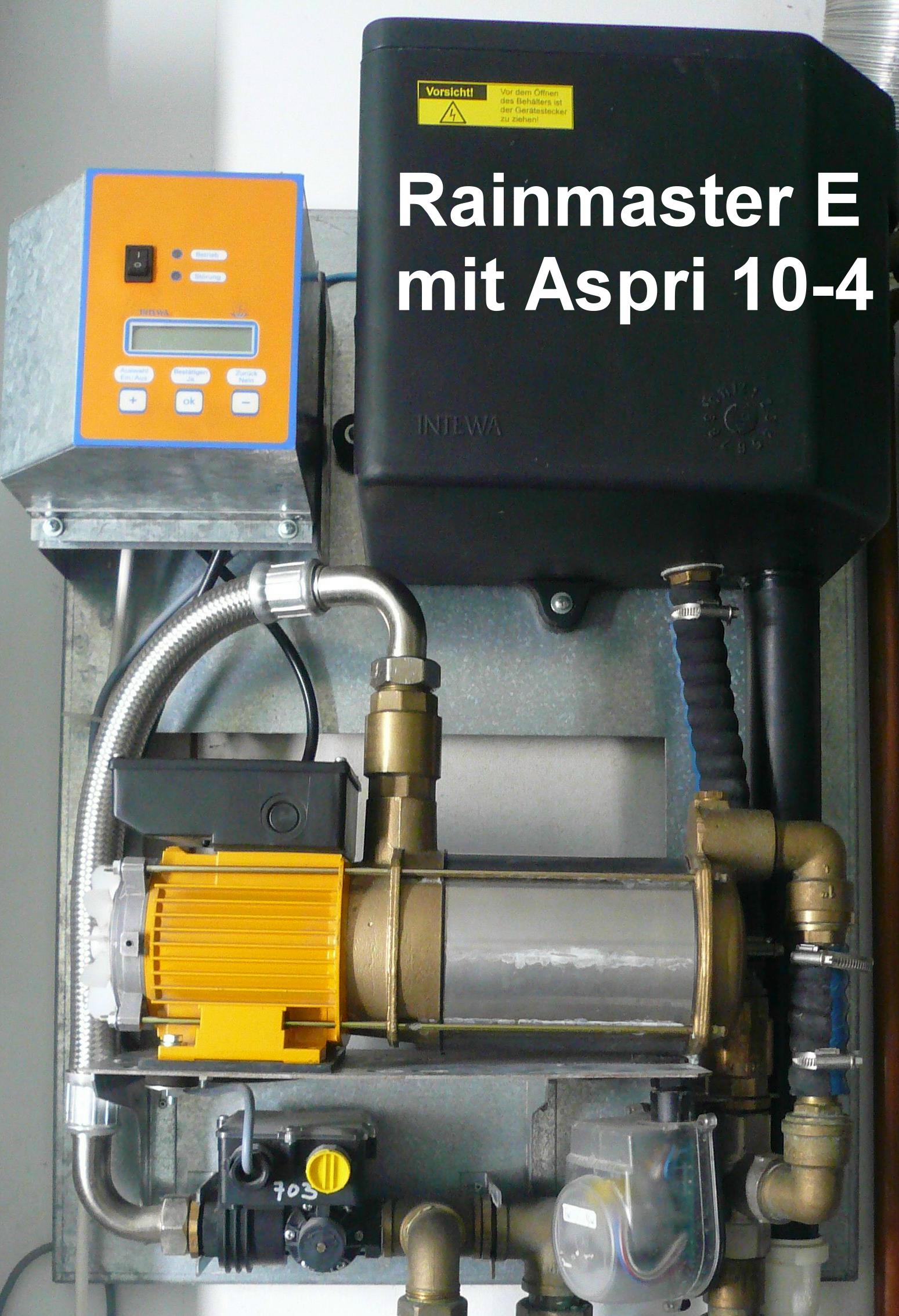 Pumpe ASPRI 15-4 für Rainmaster E als Ersatz für Aspri 10-4