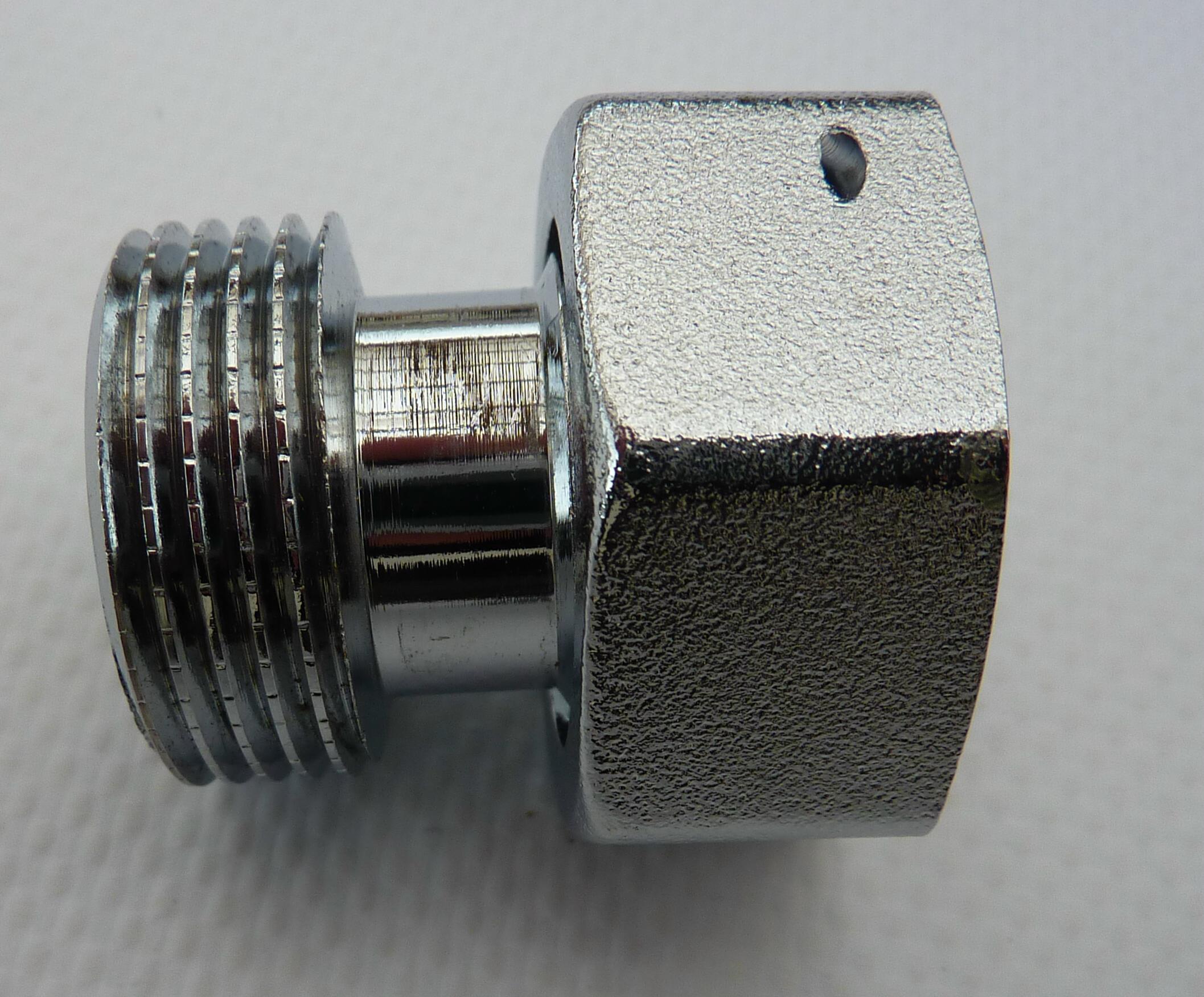 Messingverschraubung 1/2 Zoll für Nachspeiseventil 1/2"