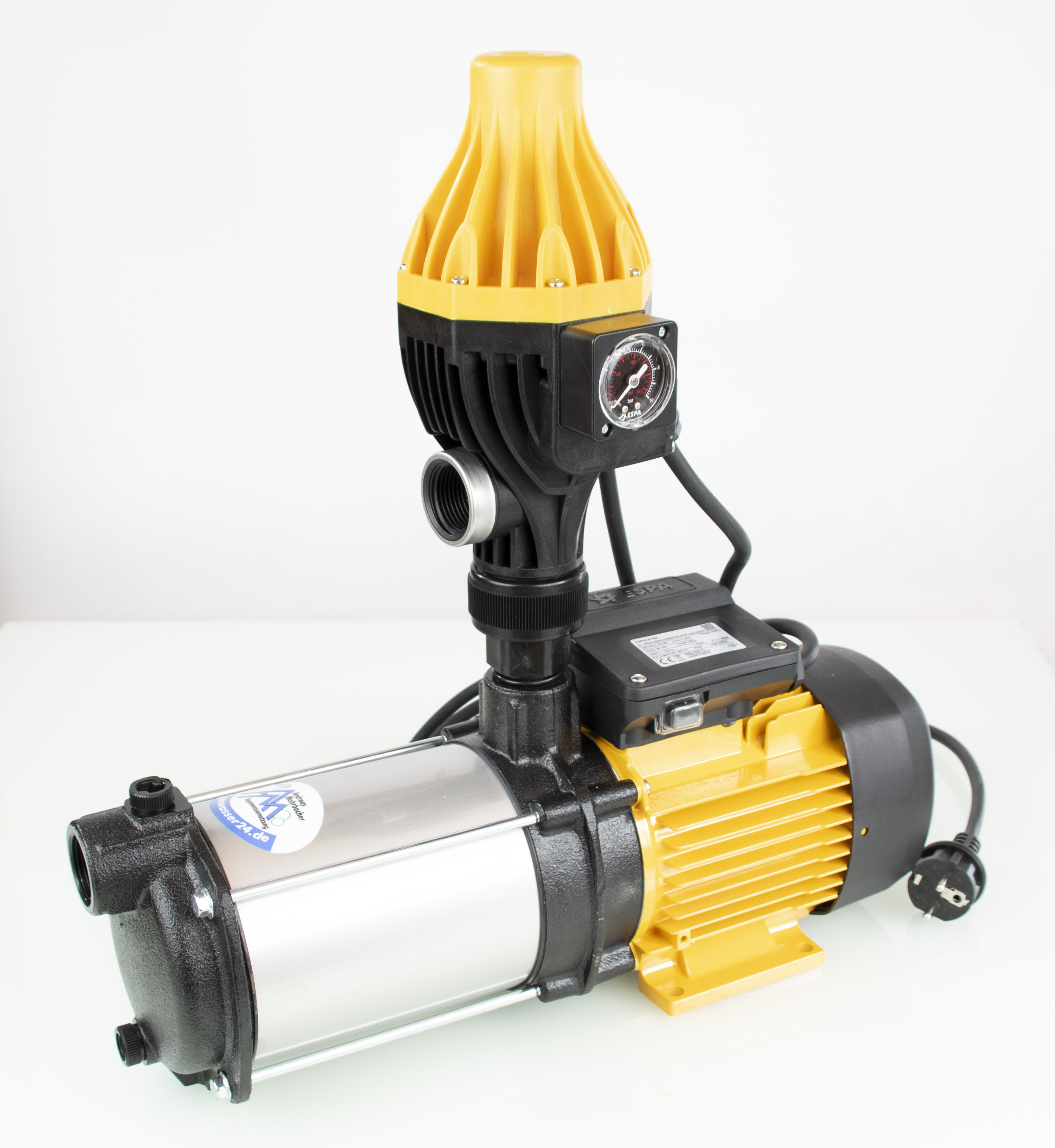 Kreiselpumpe ASPRI 20-5 mit Druckregler Pressdrive, ideal für Gartenberegnung