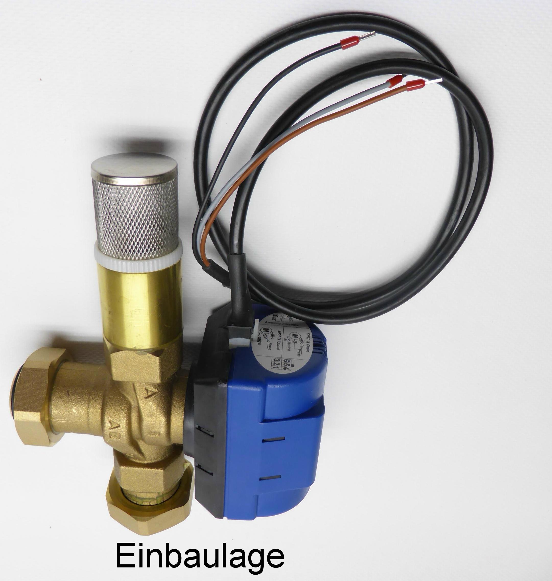 Einbaulage Zonenventil für Regenmanager RM3, RMC, RME und Rainline