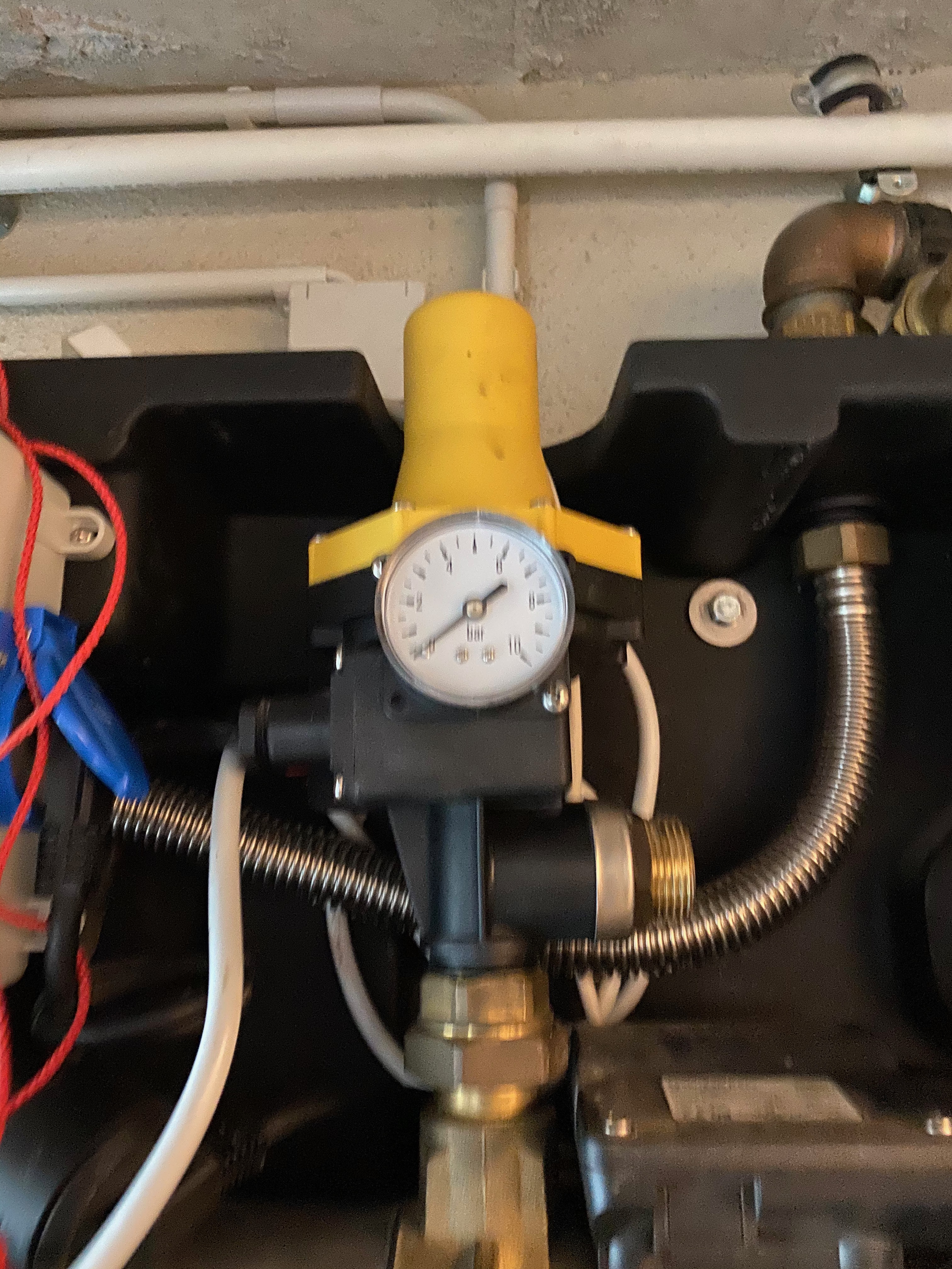 Einbaubeispiel Druckregelautomat für Kompaktmodul Profirain TWN