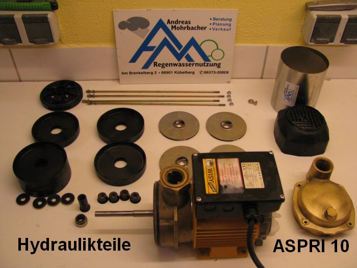 298_1 Film Reparaturanleitung ASPIRA 10 und ASPRI 10 komplette hydraulische Teile der Pumpe ASPRI 10