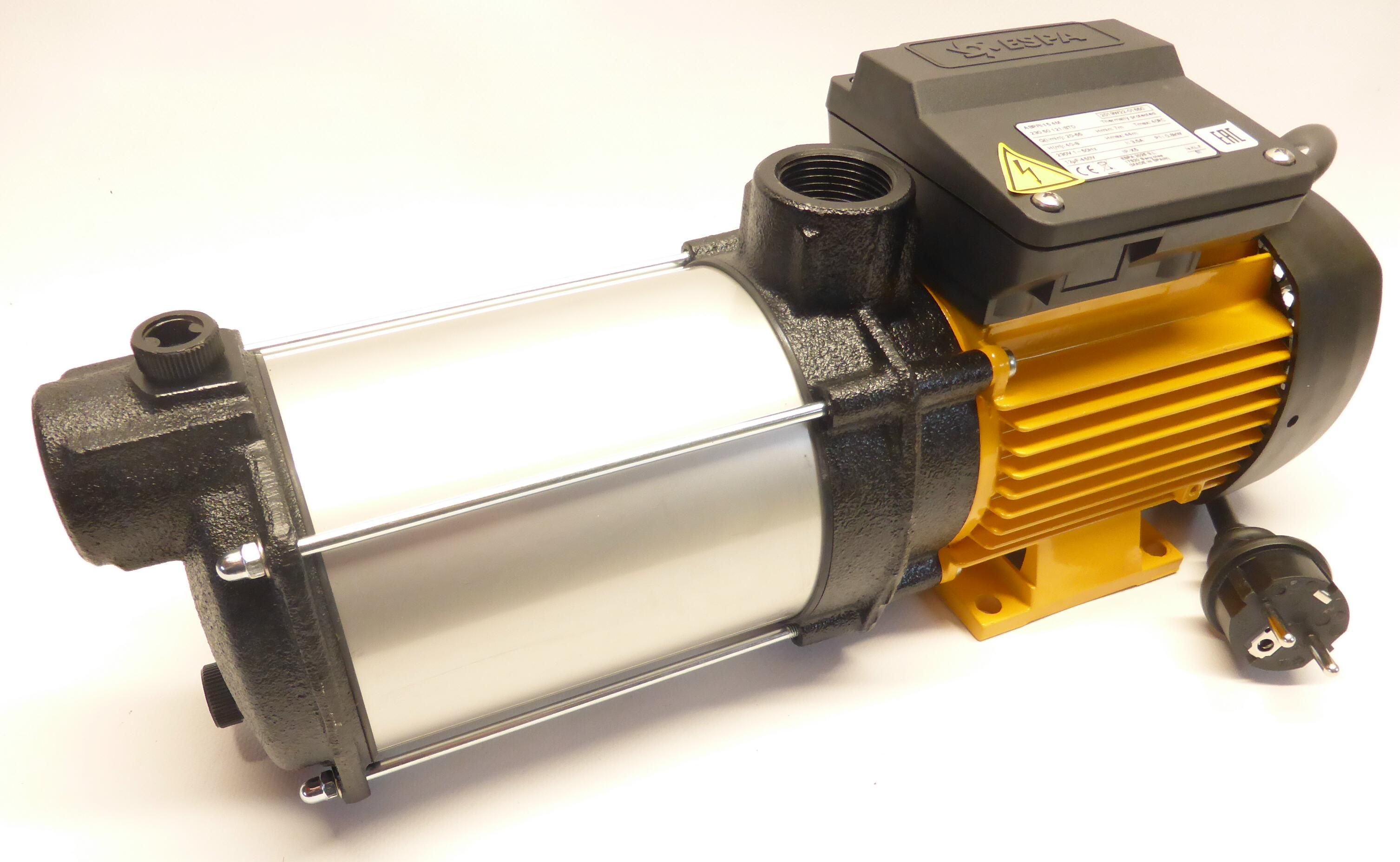 Hauswasserwerk Prisma 15/25, Spannung 230V/400V, aus Guss Messing-Ausführung mit 2 Jahre Garantie, Original Espa Qualität ✔